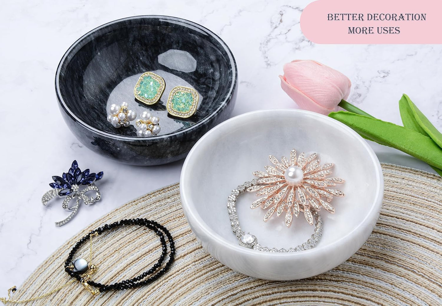 Ring Holder / Trinket Tray / White / 4.72