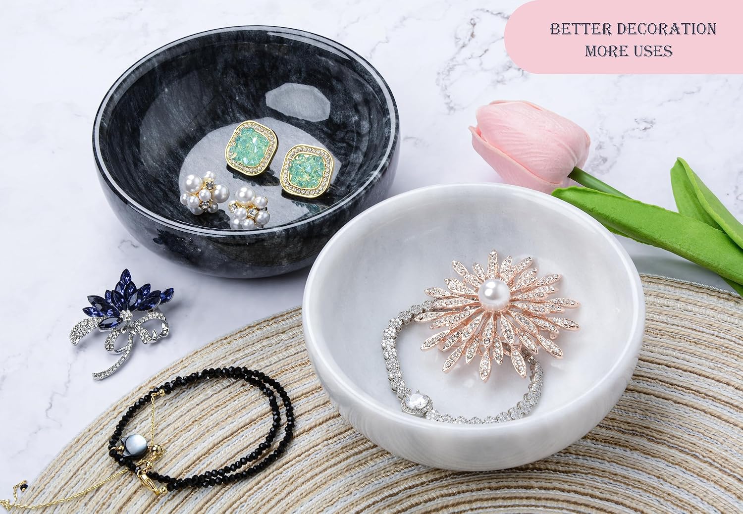 Ring Holder / Trinket Tray / White / 4.72