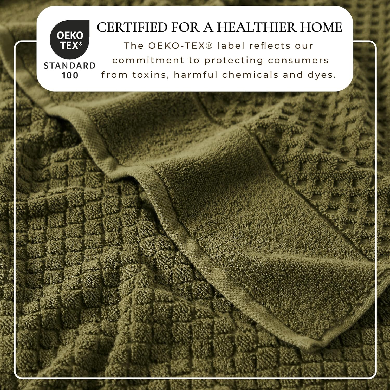Great Bay Home Hand Towels - 100% Cotton 6 Pack 26x16 Hand Towel Set - Absorbent, Durable, Quick-Dry Towels for