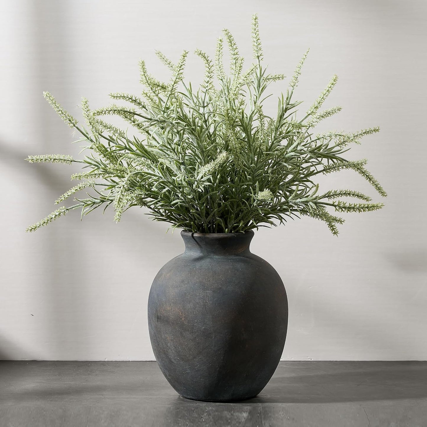 Ceramic Decorative Flower Vase / 1007-bronze / 7.48 Inch