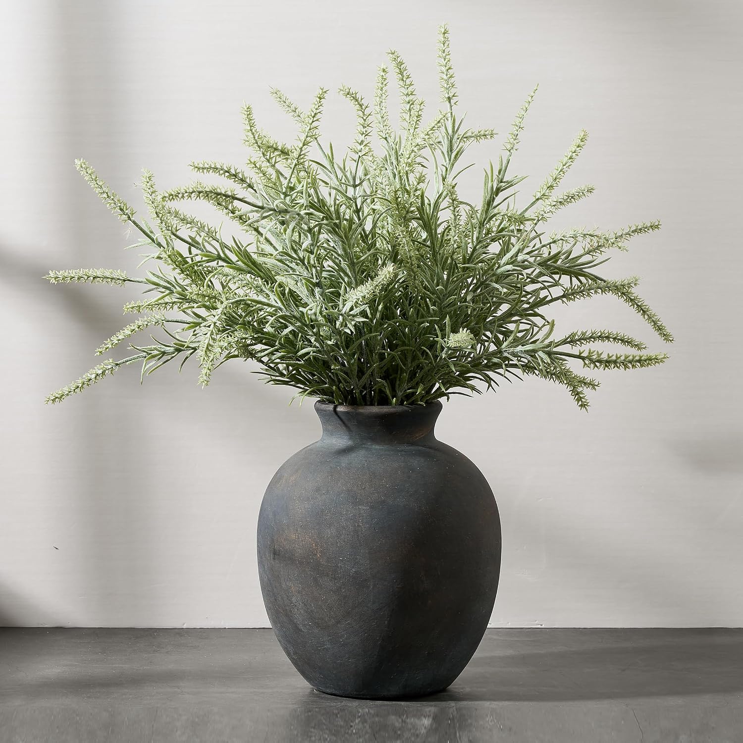 Ceramic Decorative Flower Vase / 1007-bronze / 7.48 Inch