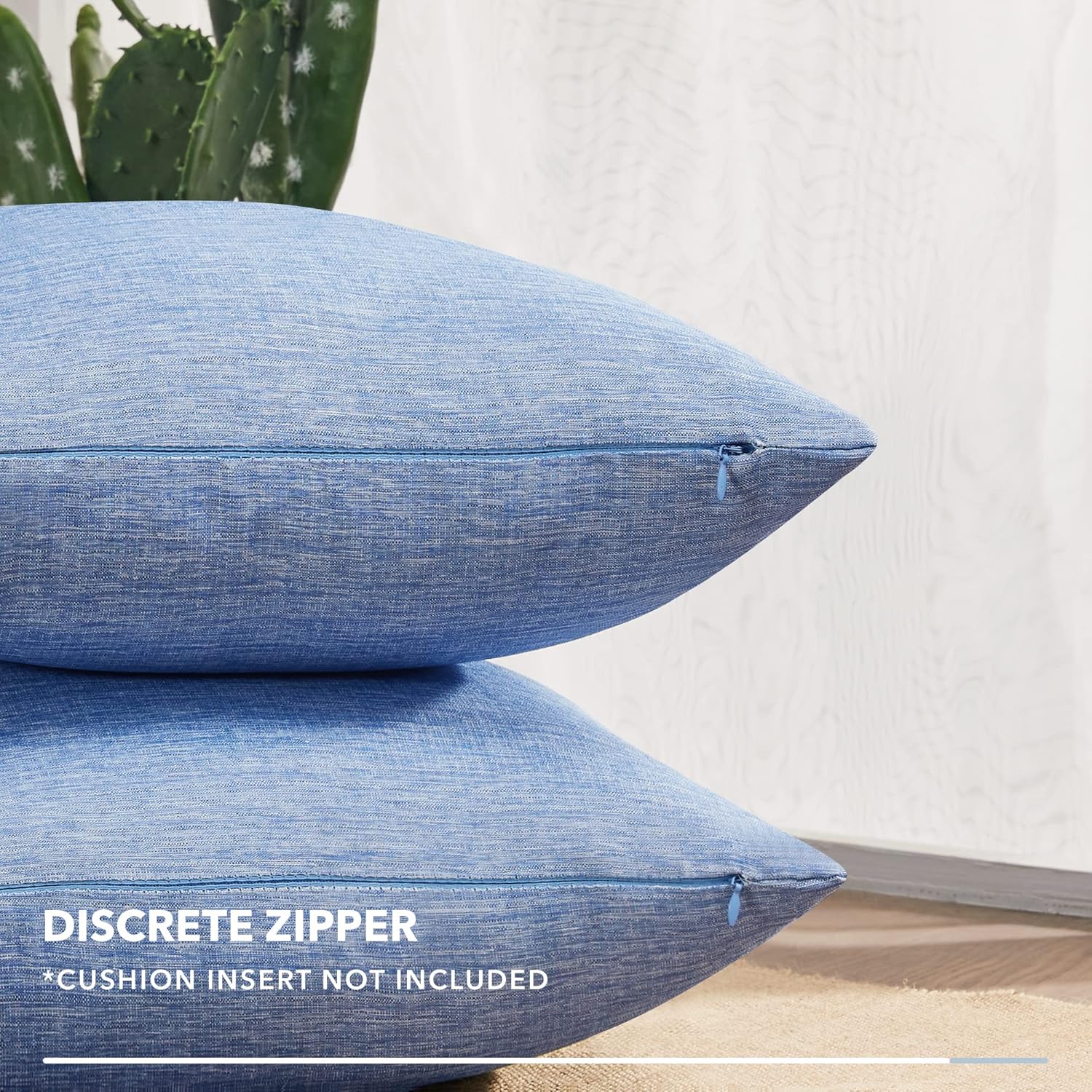 Covers Only No Insert / 18 x 18 / Dark Blue / Set of 4