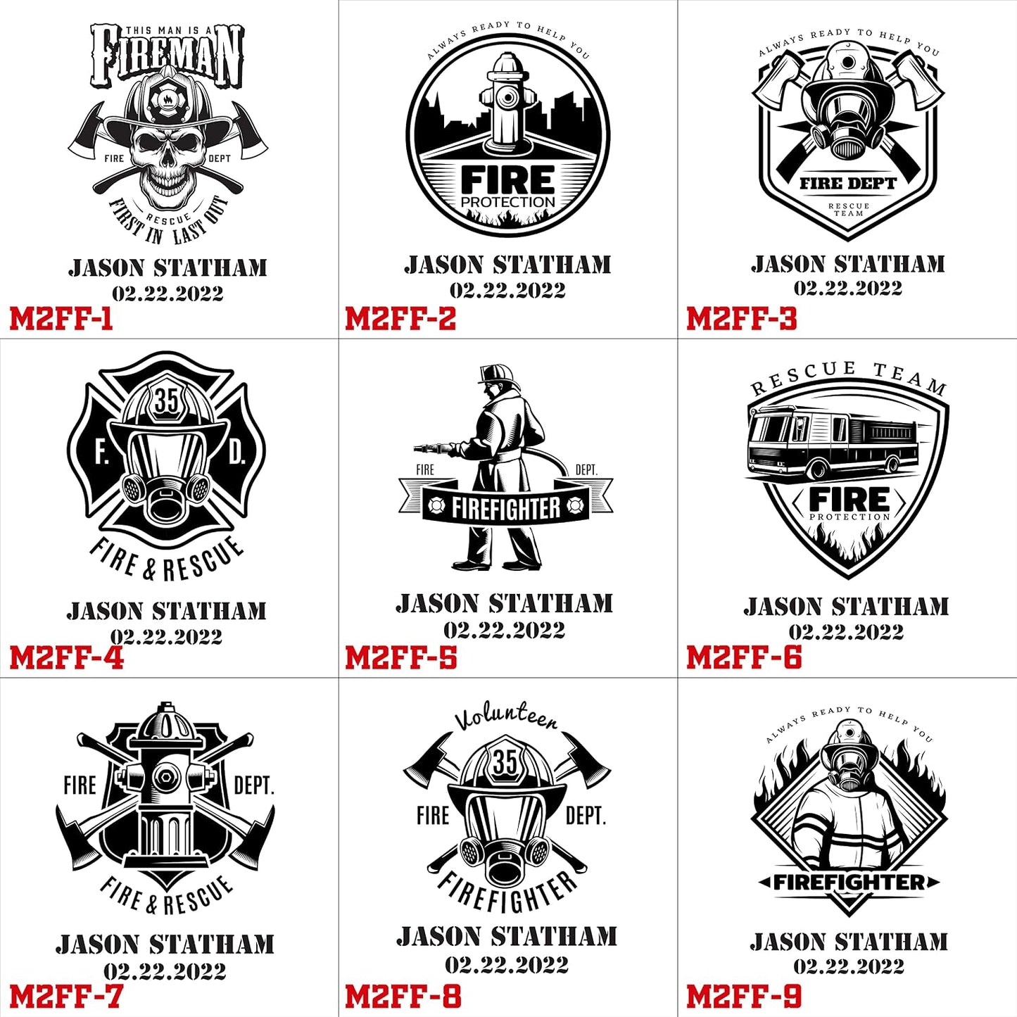 Personalized Firefighter Gifts for Men, Women - Handmade Accessories Desk Organizer with Rotating Phone Stand, Watch
