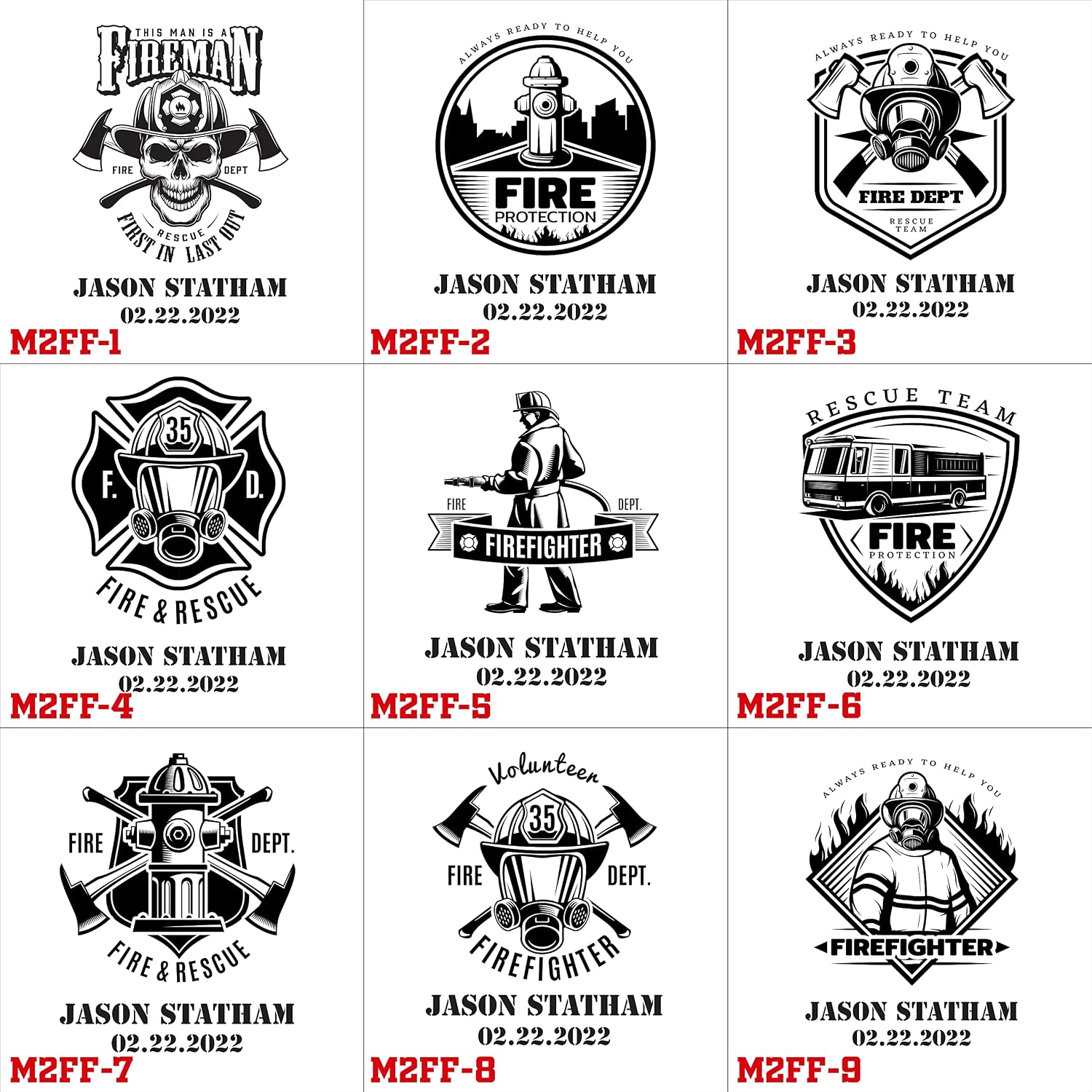 Personalized Firefighter Gifts for Men, Women - Handmade Accessories Desk Organizer with Rotating Phone Stand, Watch