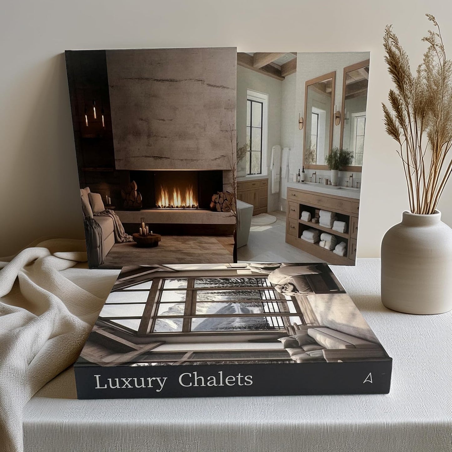 Decorative Books / Meticulously Designed Hardcover Fake Books for Decoration / Set of 3