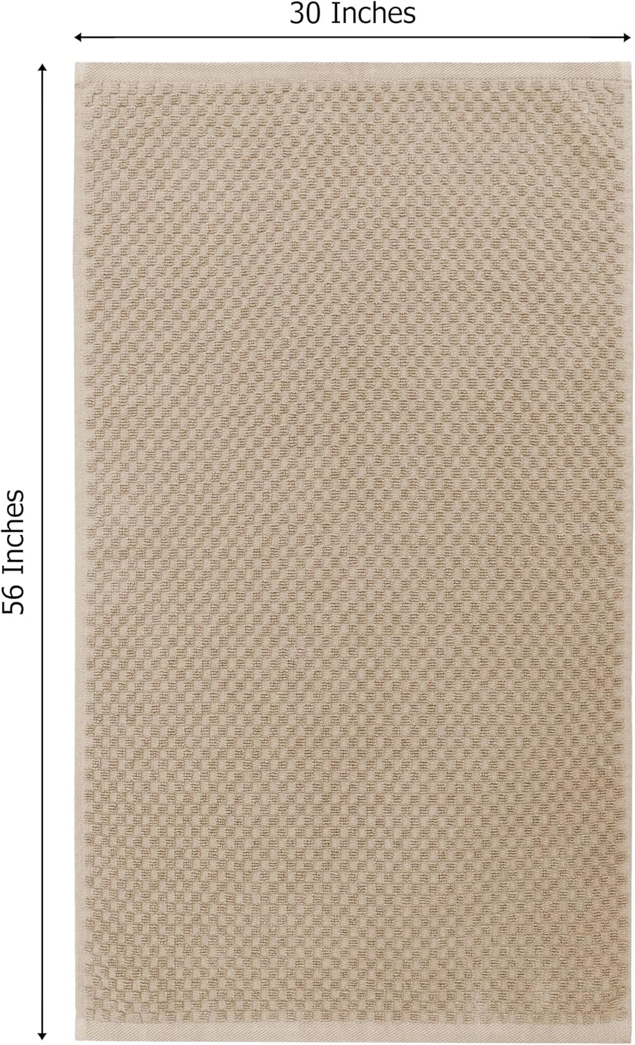 COTTON CRAFT Euro Spa Waffle Weave Bath Towels - Set of 4 Linen Towels | Pure 100% Ringspun Cotton Oversized Luxurious