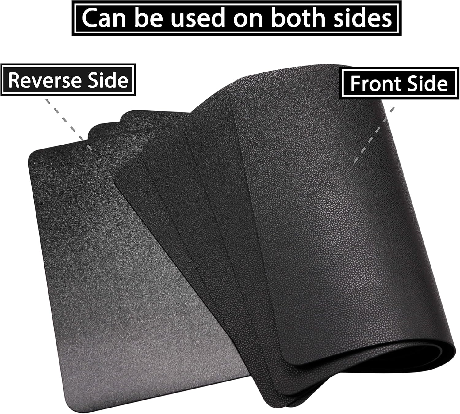 Wipeable Placemats Leather Table Mats Waterproof Heat-Resistant Easy to Clean for Dining Table Set Kitchen Table (6