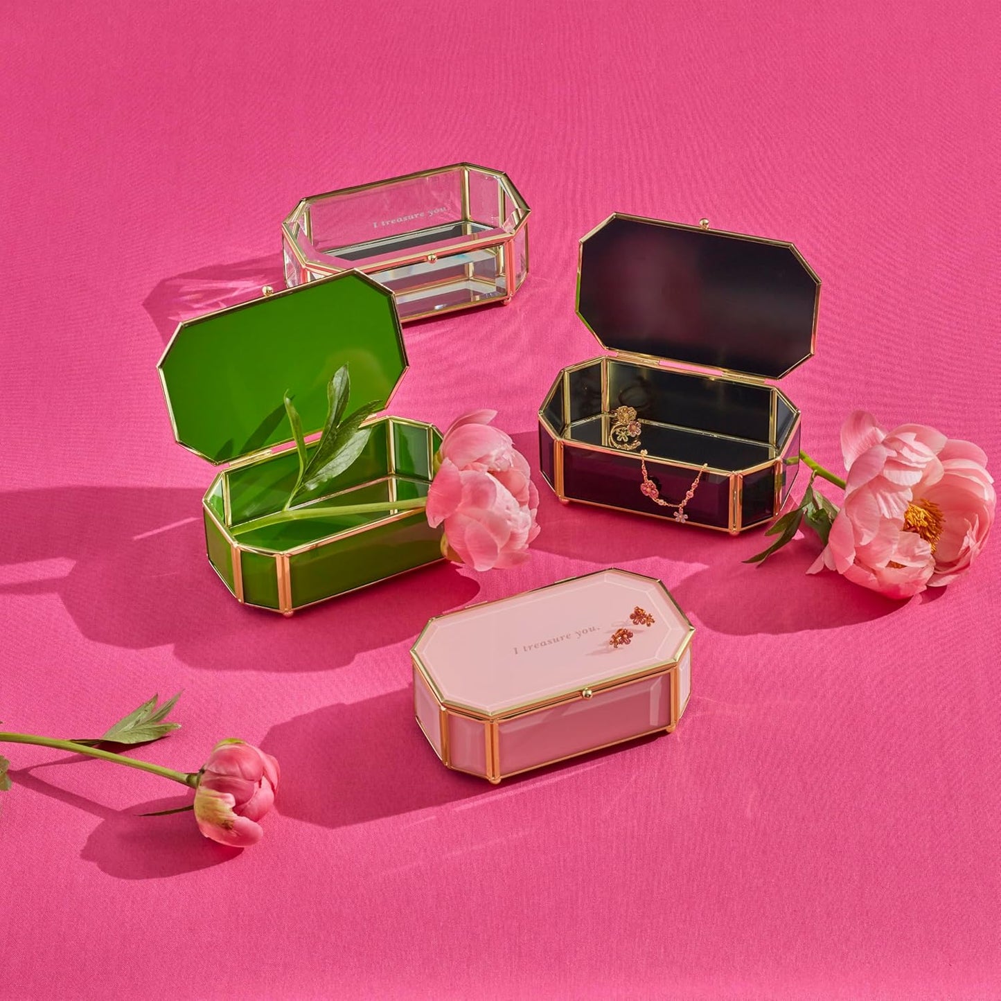 I Treasure You Jewelry Box / Clear