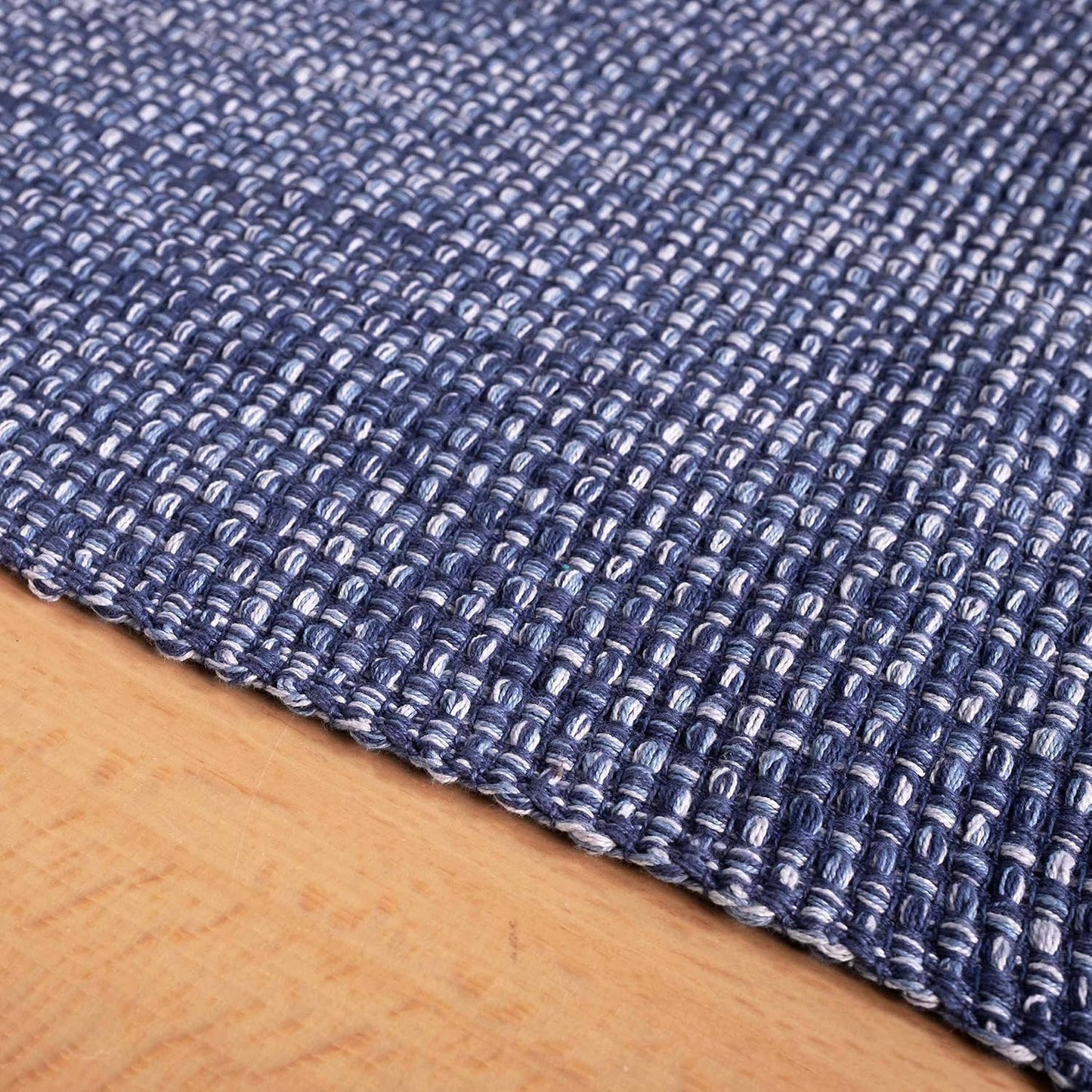 100% Cotton Table Runner for Dining Room Tables Rectangle Two Tone Woven Fabric 72" x 13" Soft Durable Table Runner