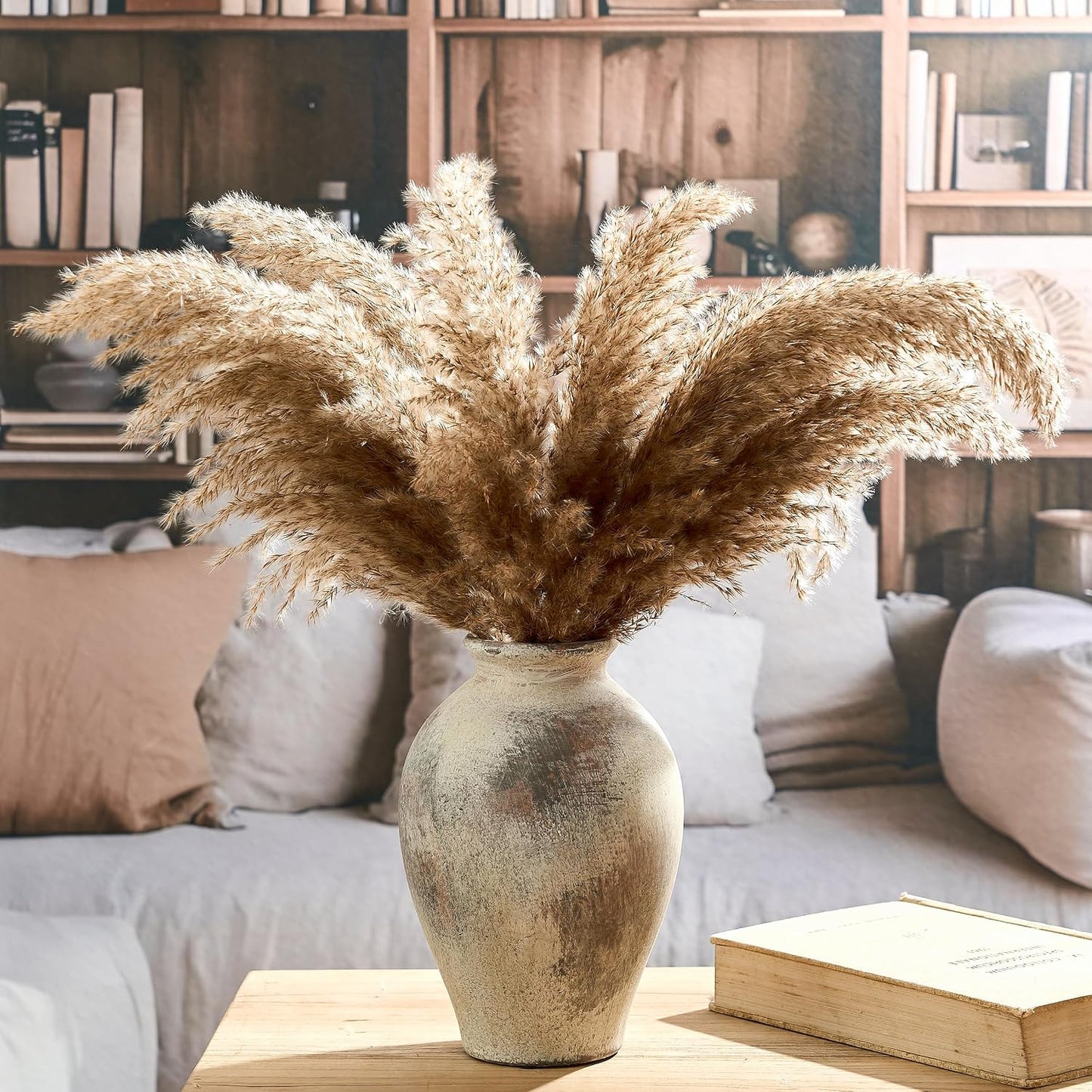 Ceramic Vintage Flower Vase / 1009-terra / 9 Inch