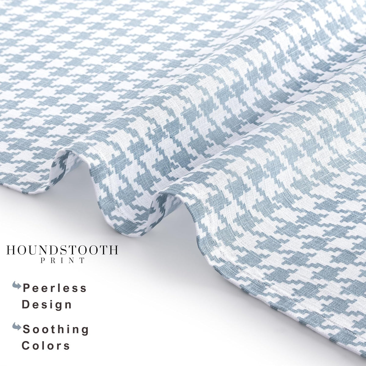FINGERCRAFT Cloth Napkins Set of 12, 100% Cotton, 20x20 Inch, Dusty Blue | Mitered corner, washable, soft, absorbent