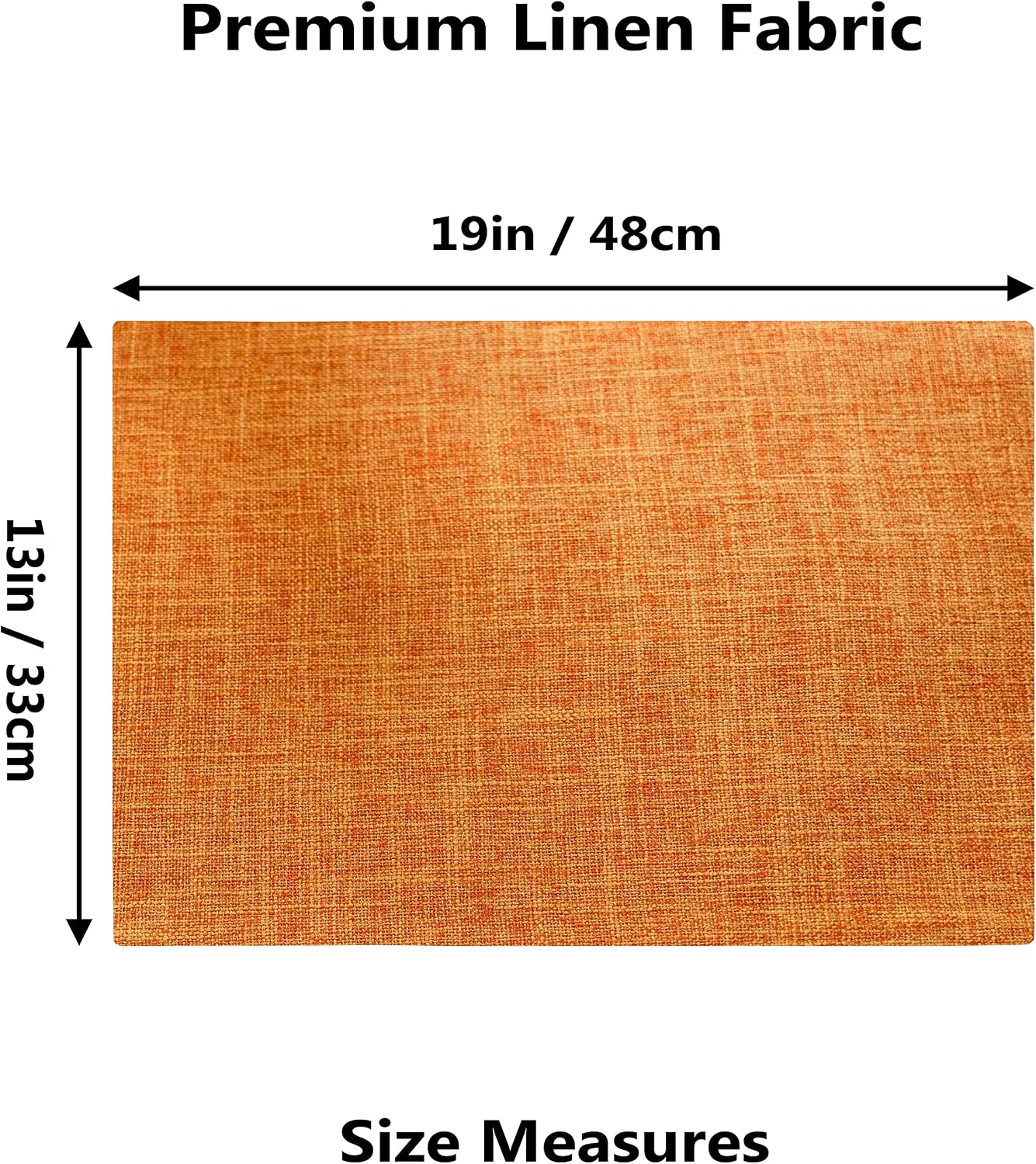 Home Brilliant Cloth Placemats Set of 6 Heat Resistant Dining Table Place Mats for Kitchen Table Party Decorations