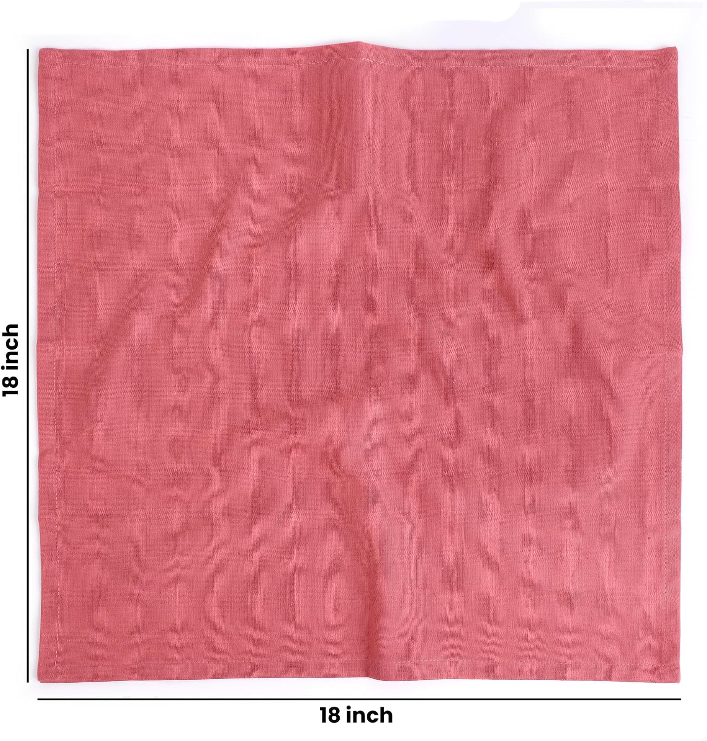NATURALCRAFT Cloth Napkins Set of 12 Cotton Linen18x18 inch | Washable Reusable Fabric Soft Durable Quality Breathable