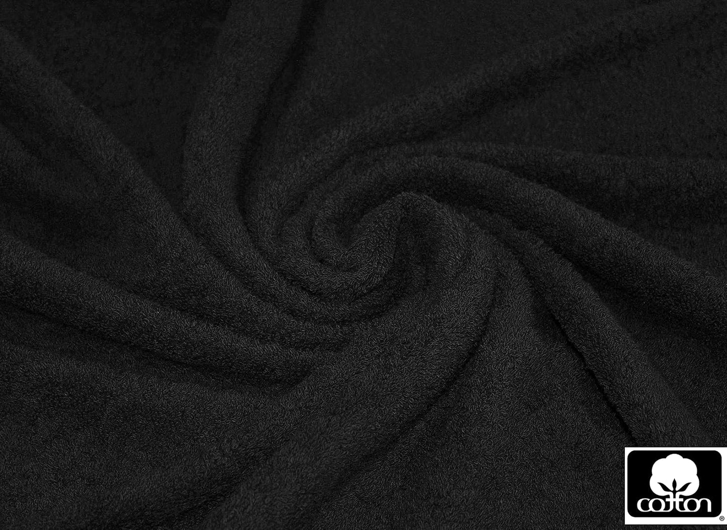 COTTON CRAFT Ultra Soft Bath Towels - 4 Pack 100% Cotton Large 30x54 inches | Oversized 580 GSM Absorbent Black Bath