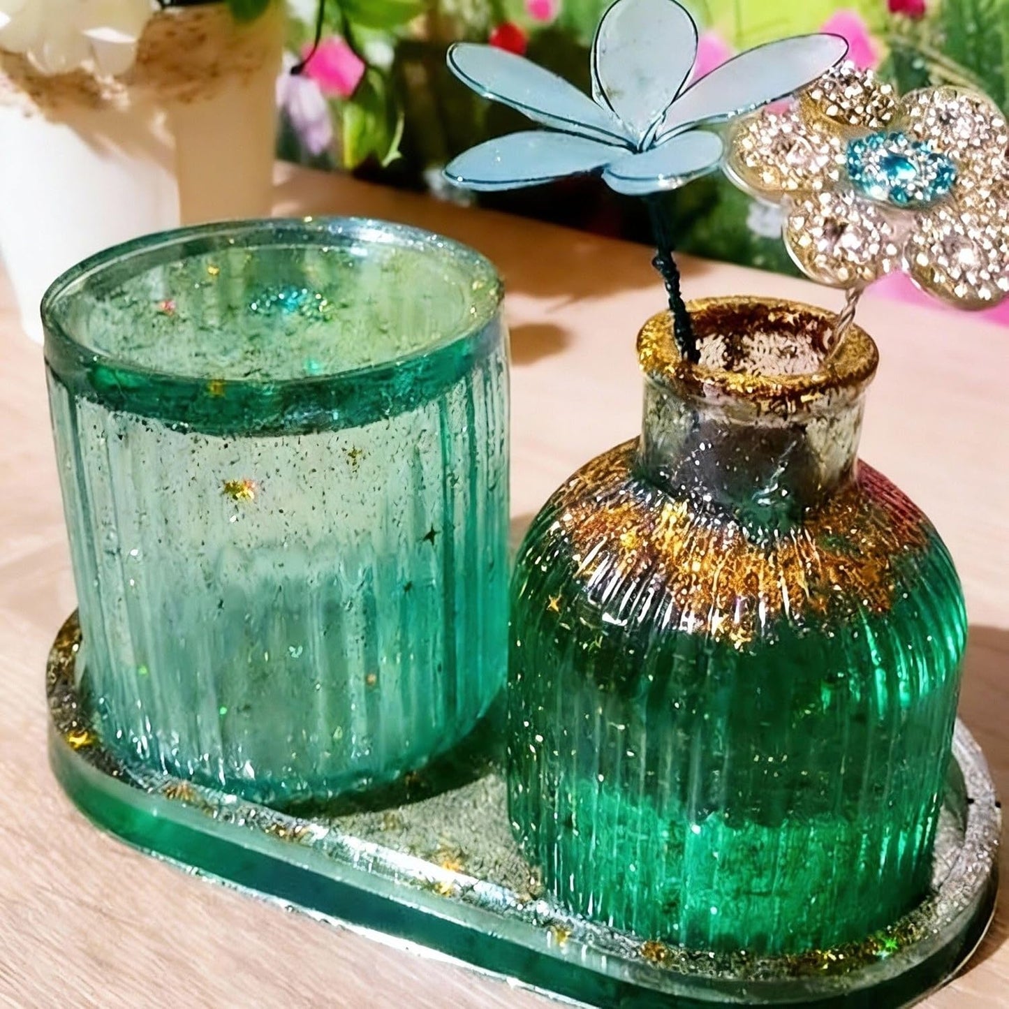 Jar Molds / Resin Tray Mold / Vase+tray+jar