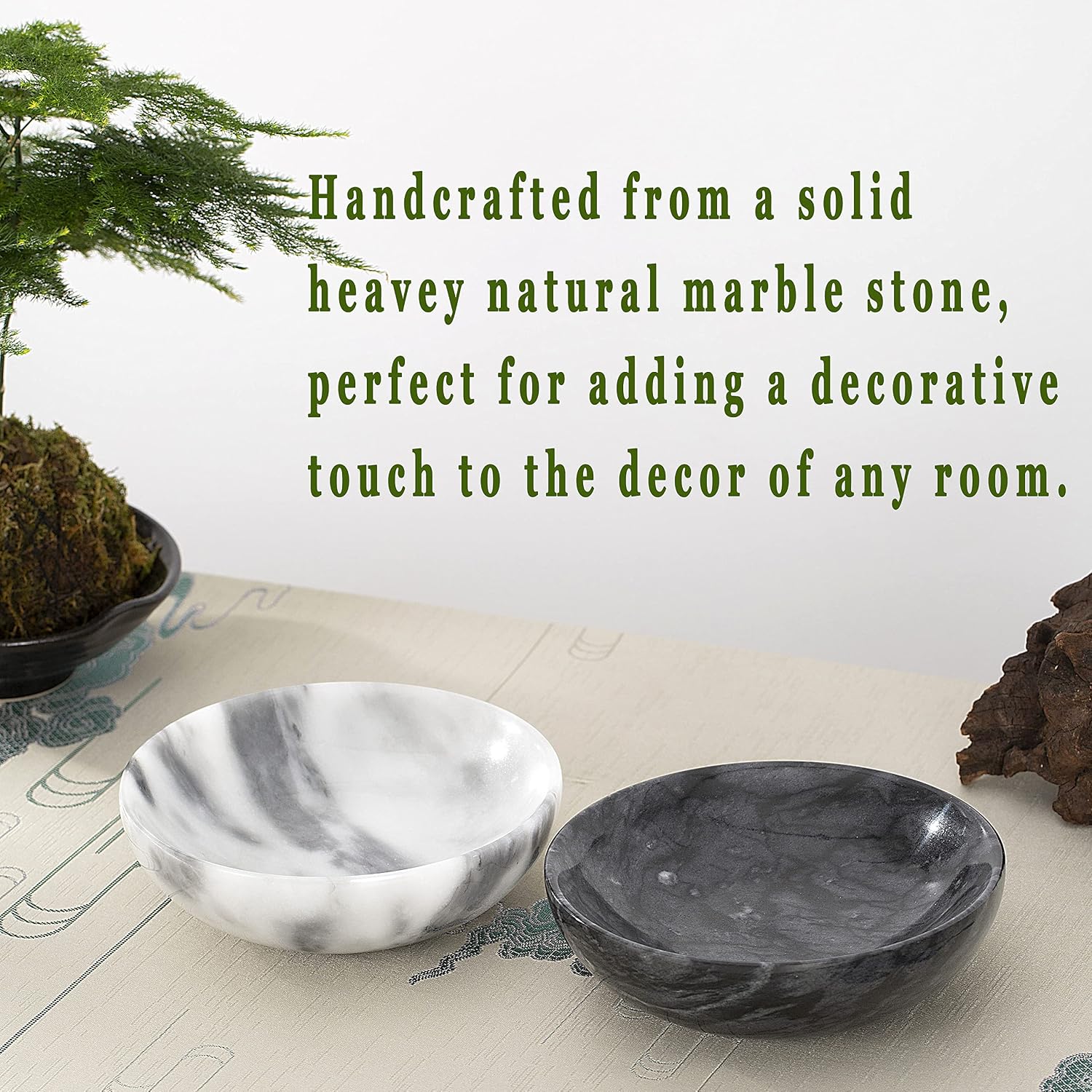Small Decorative Bowls / Natural Black / 4.72 Inch