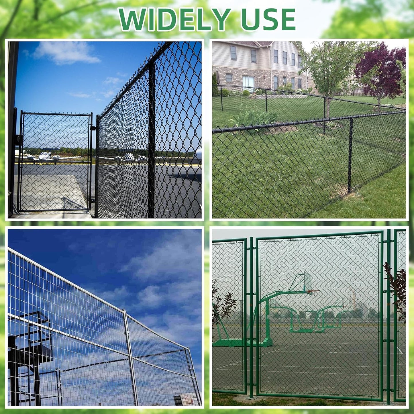 Heavy Duty Fence Gate / 1-5/8 / Set of 2