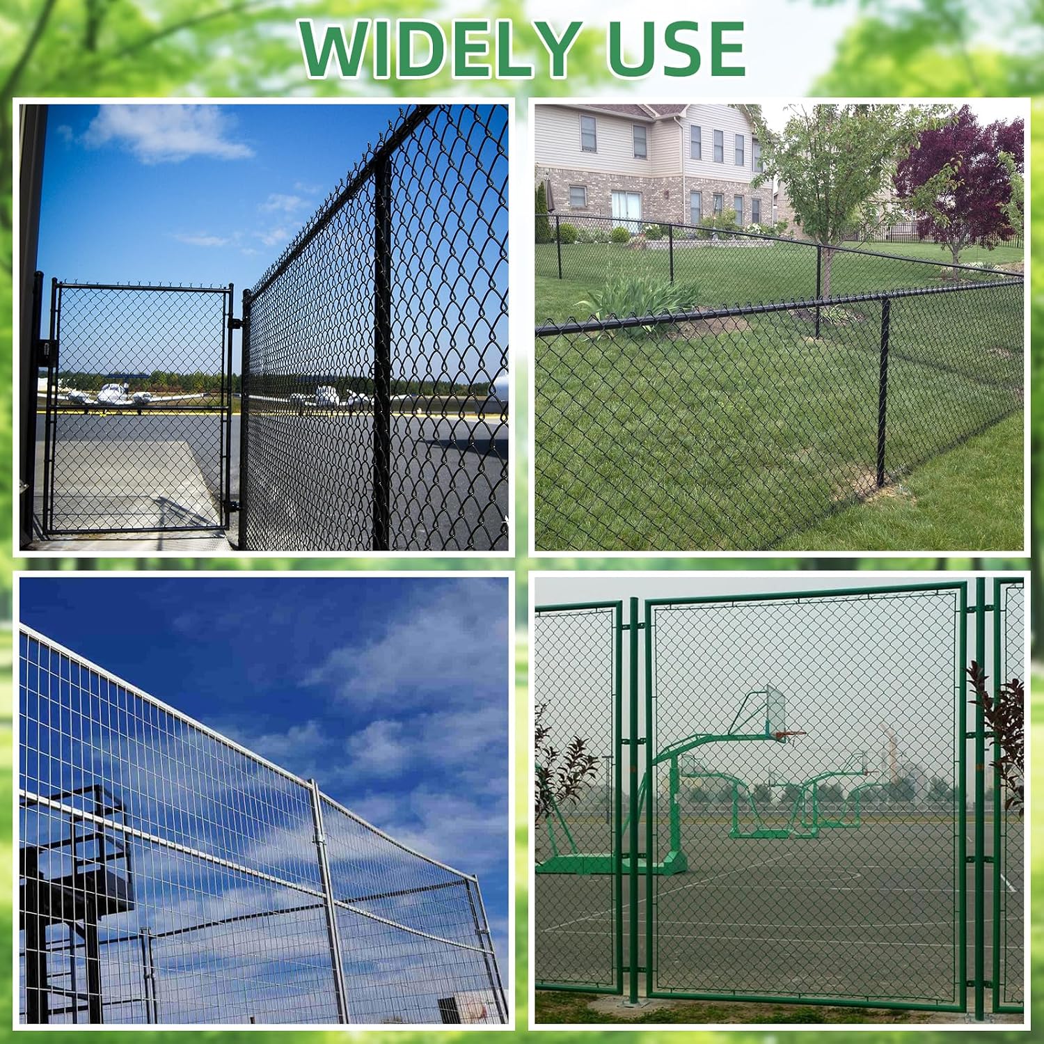 Heavy Duty Fence Gate / 1-5/8 / Set of 2