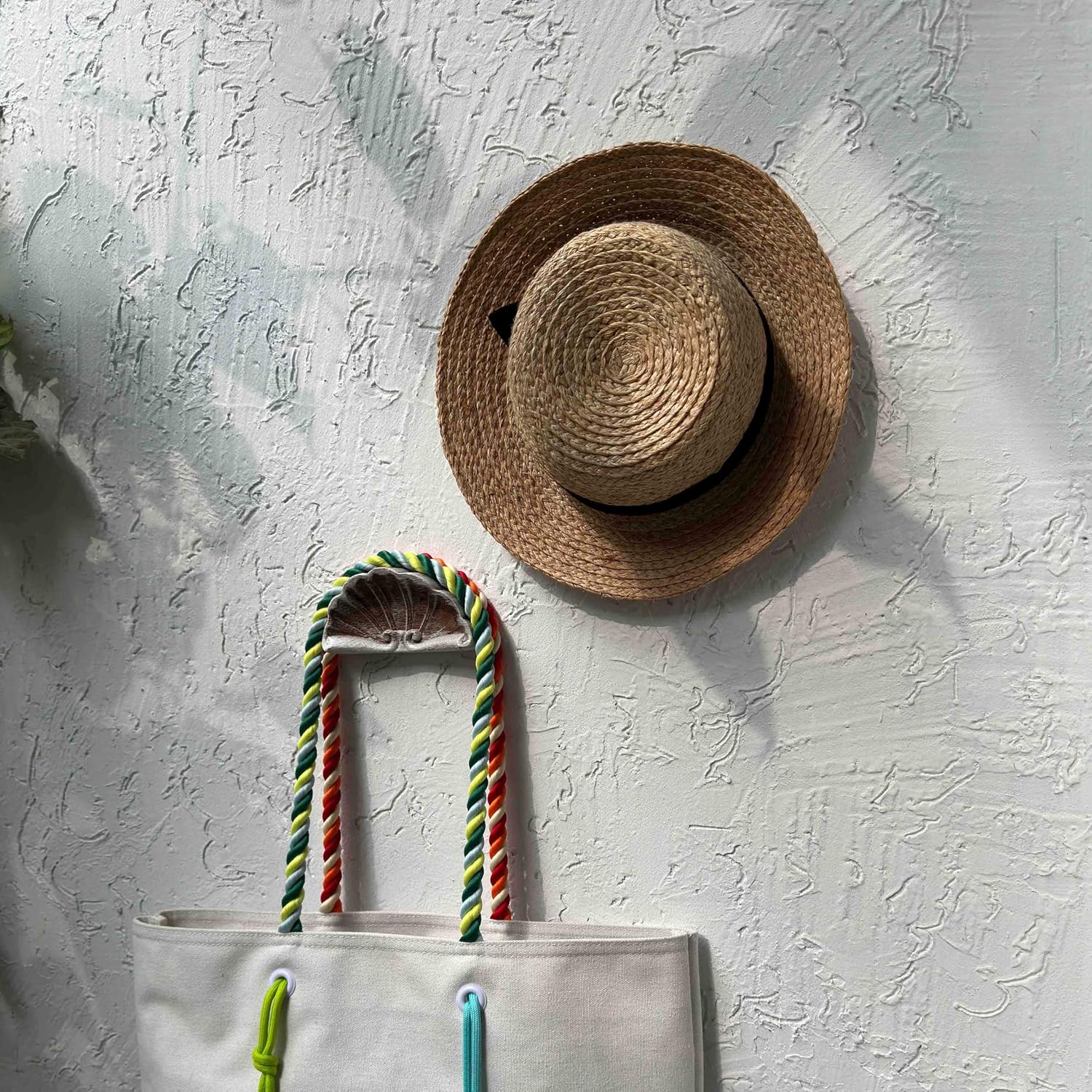 Hat Hooks for Wall Cowboy, Retro Hat Hangers for Display, Hat Holder for Baseball Caps Organizer, Natural Curved Hat