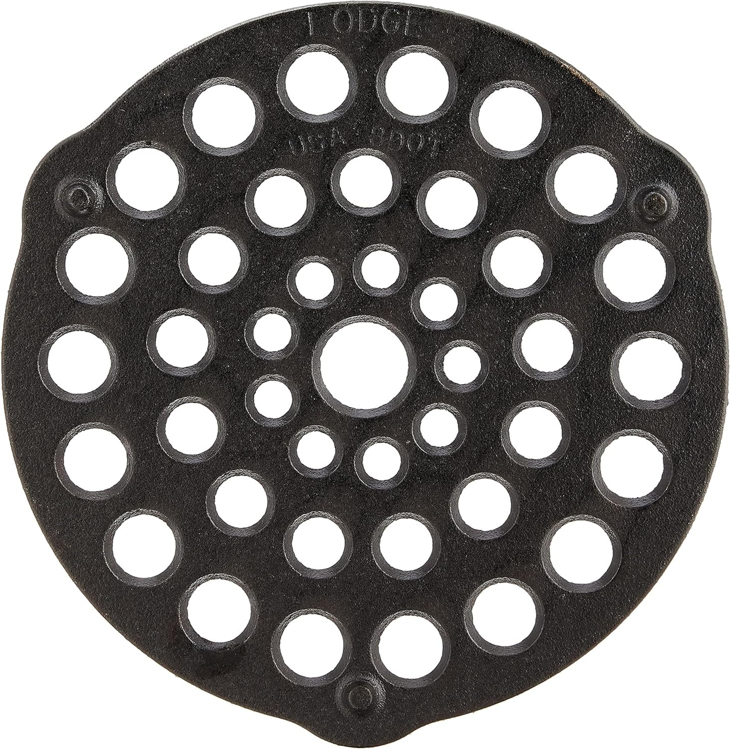 Lodge Cast Iron Meat Rack and Trivet, Pre-Seasoned, 8 Inches | Cast Iron Rack & Trivet for Roasting Meats, Elevating