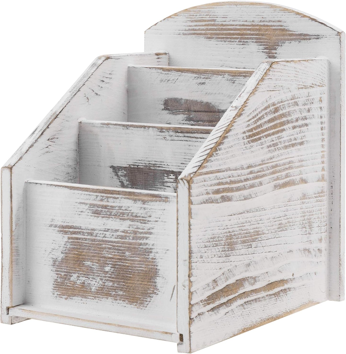 TV Remote Control Holder / Whitewashed