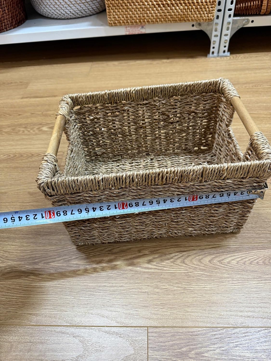 Woven Seagrass Baskets / Natural / Set of 3