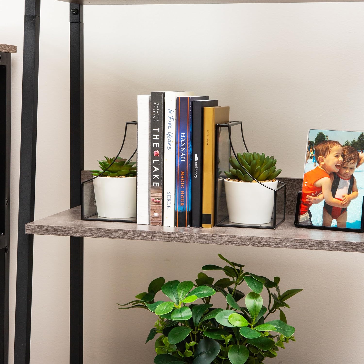 Modern Organizer for Desk or Shelf / Black