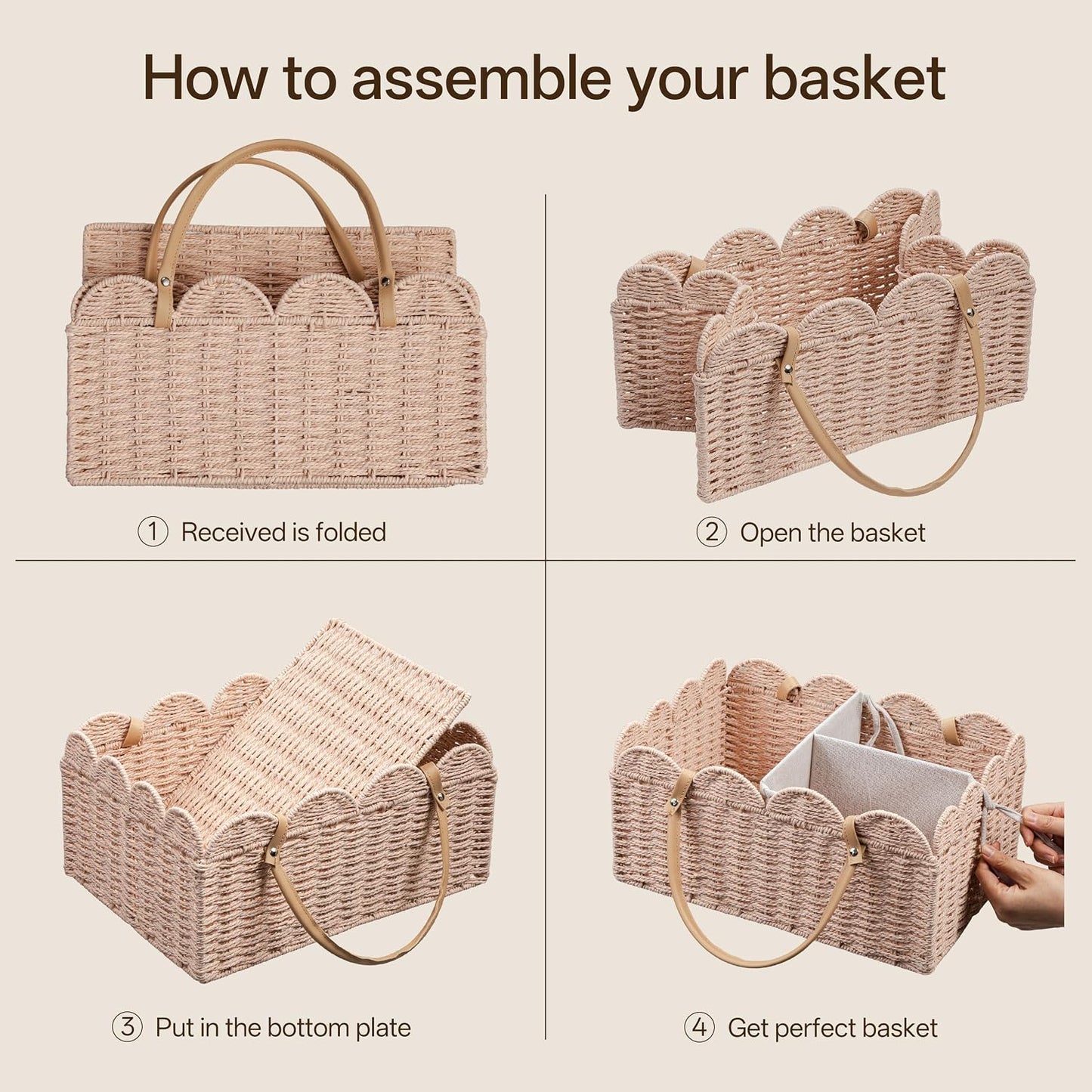 Portable Car Organizer / Pink / Large