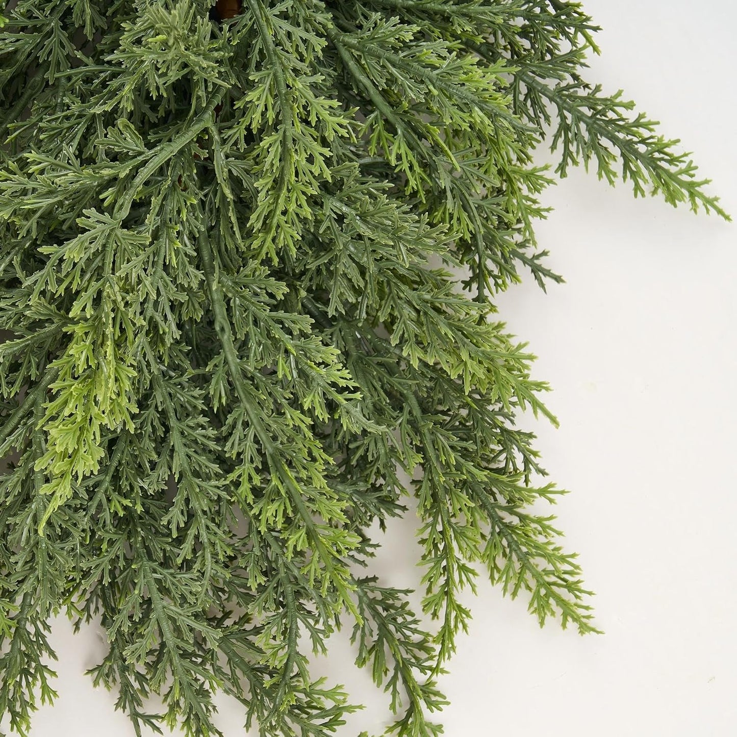 Avoeco Deluxe 9FT Real Touch Cedar Christmas Garland | Lush Soft Natural-Drape Artificial Greenery Christmas Decor