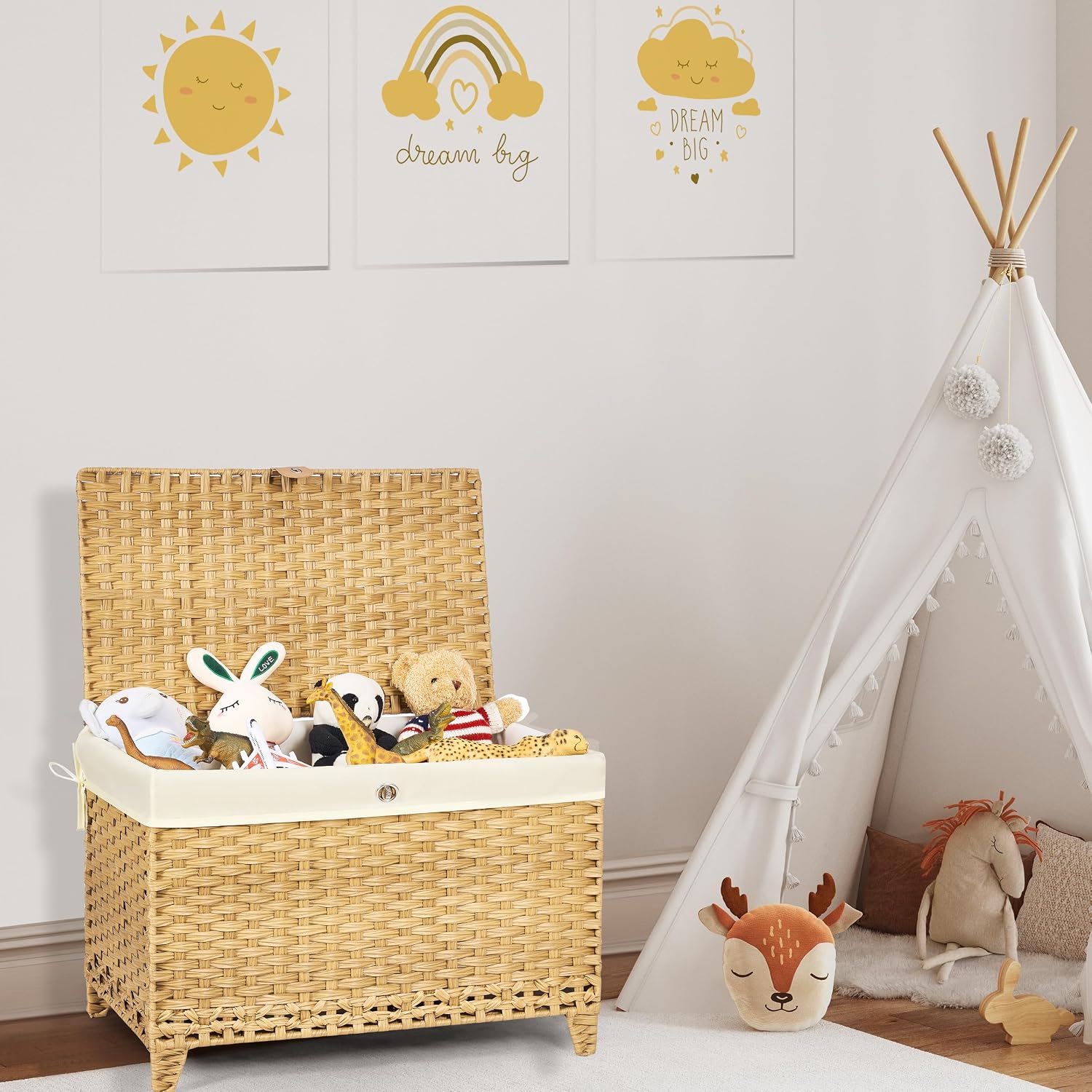Rattan Shelf Basket / 160L / Natural
