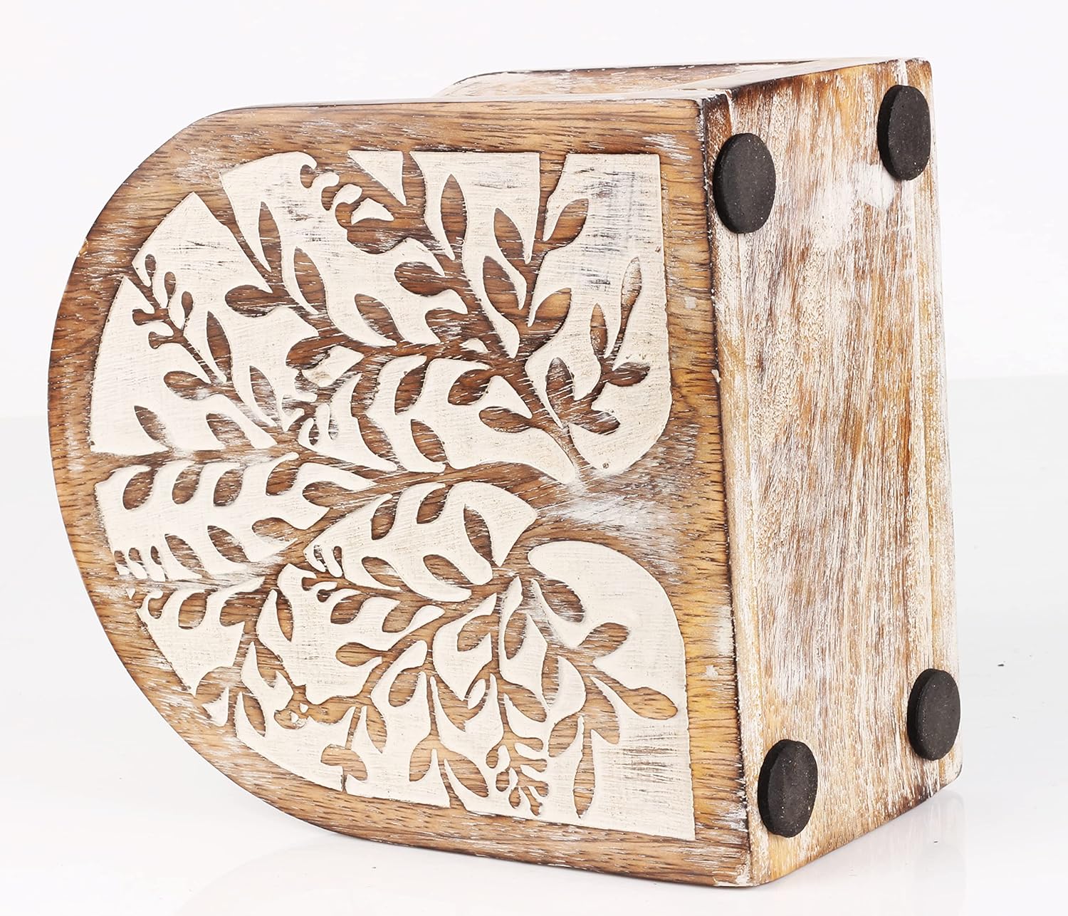 Farmhouse Napkin Stand / White