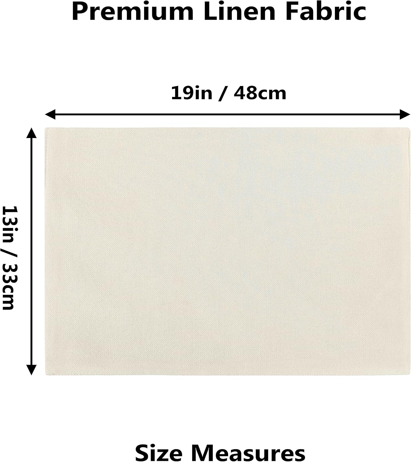 Home Brilliant Place Mats Indoor Set of 6 Cloth Place Mat Heat Resistant Dining Table Place Mats for Kitchen Table, 13