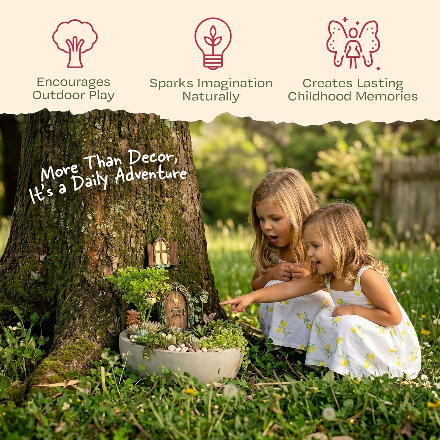 Light / Fairy House Kit / Opening Fairy Door