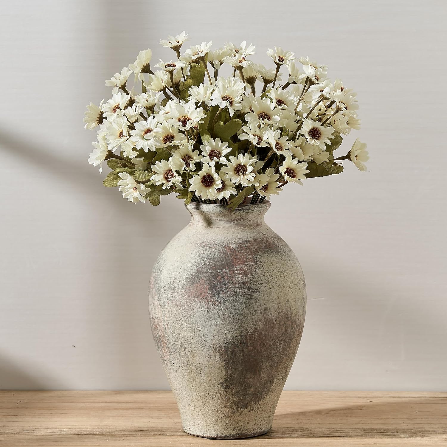 Ceramic Vintage Flower Vase / 1009-terra / 9 Inch
