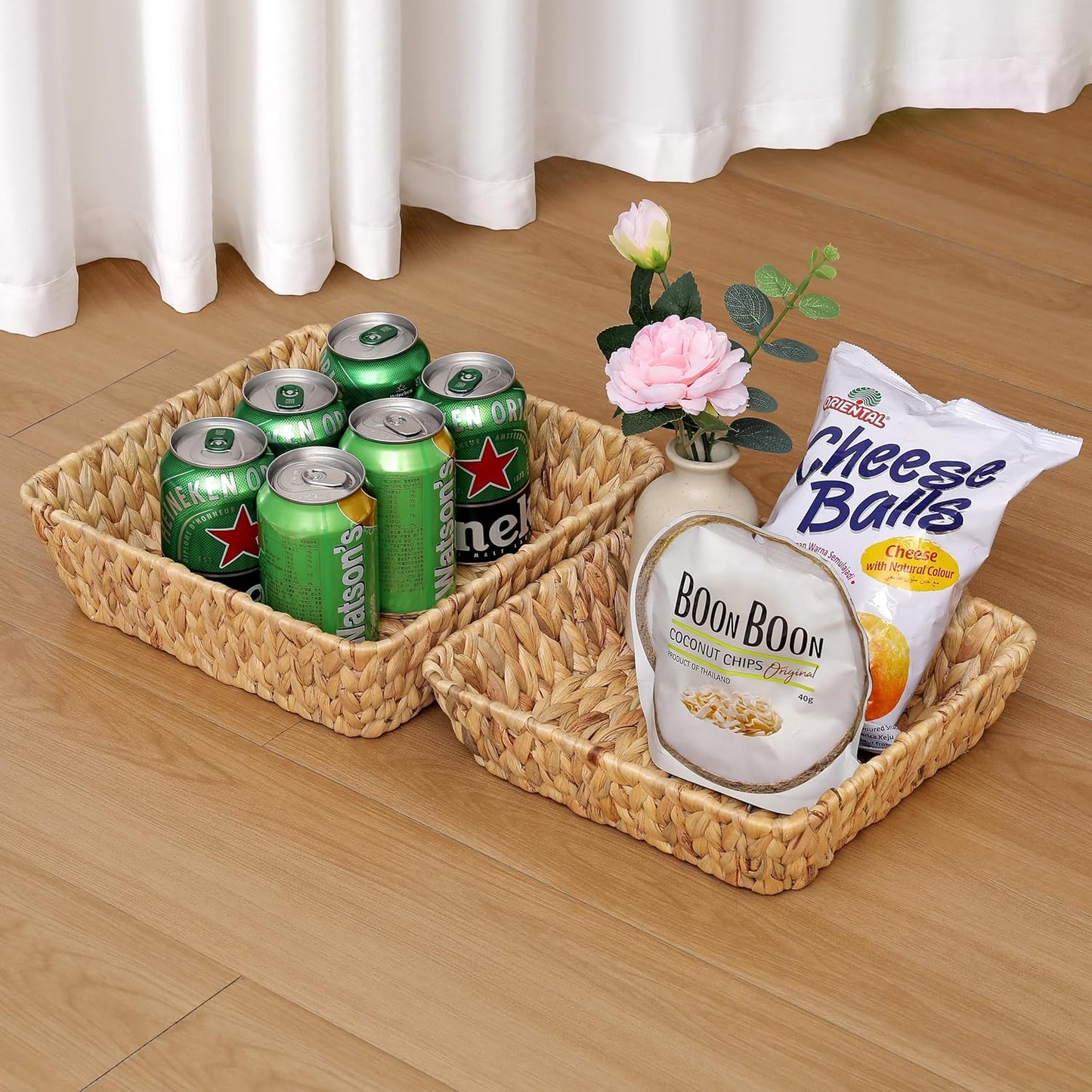 Rattan Basket Set for Gifts / Small / Set of 2
