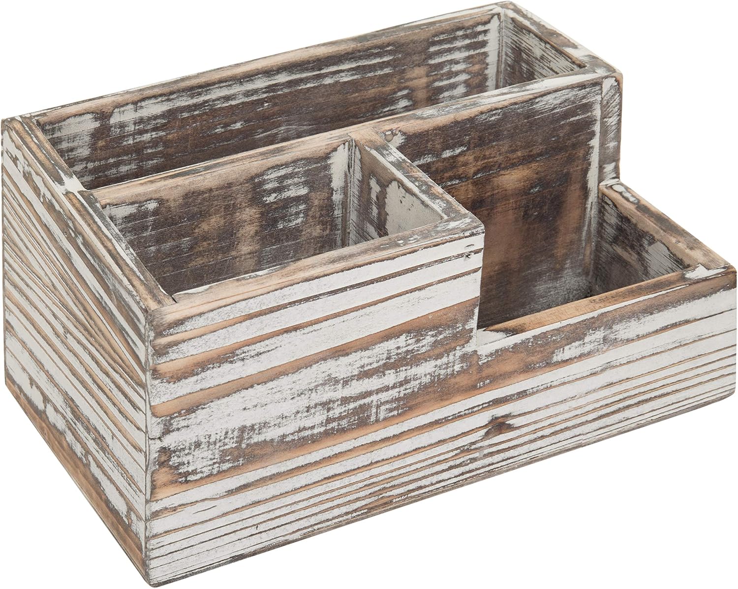 TV Remote Control Holder / Rustic Torched