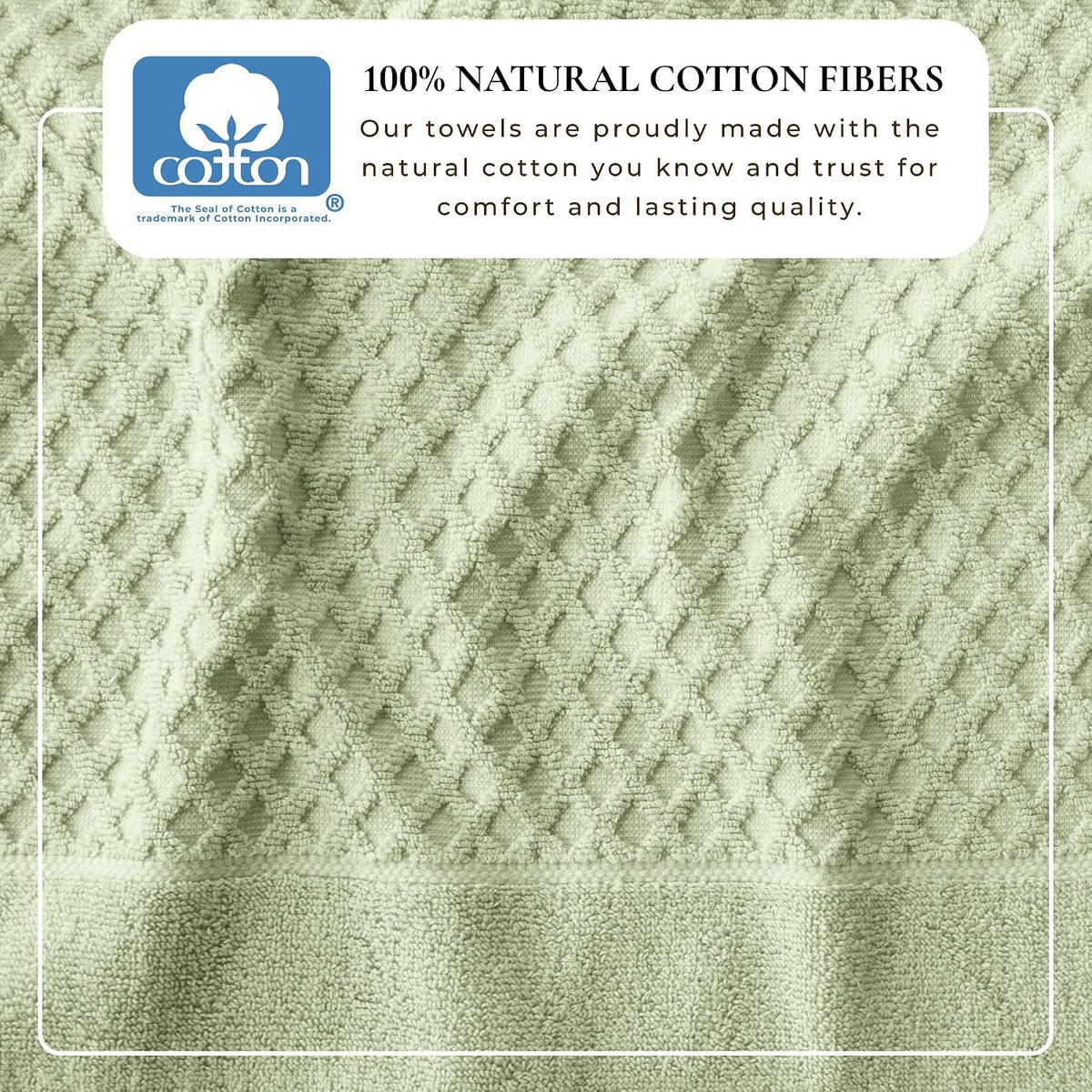 Great Bay Home Oversized Bath Sheets - 100% Cotton 2 Pack 68x35 Extra Large Towel - Absorbent, Durable, Quick-Dry