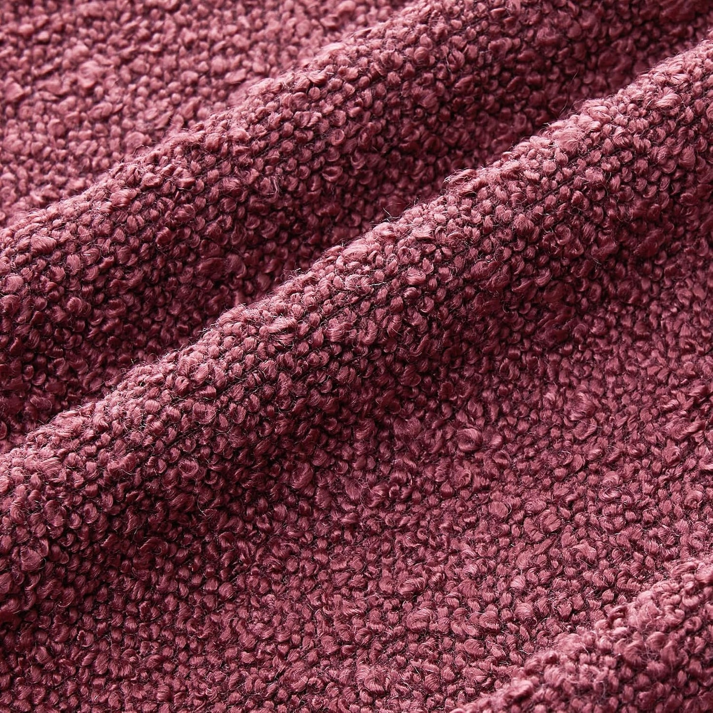 Textured Boho Pillow Covers / Burgundy / 18 x 18 / Red / Set of 2