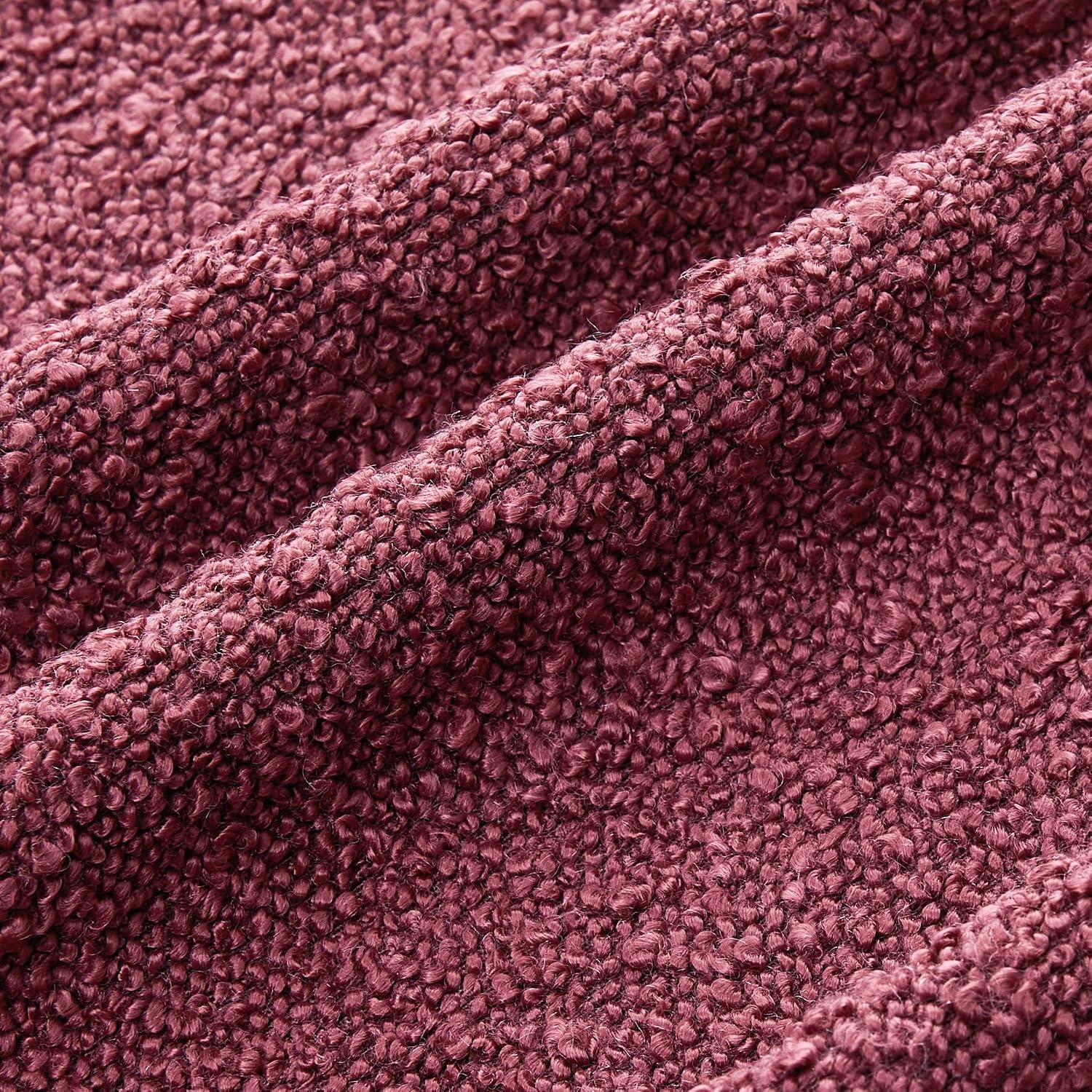 Textured Boho Pillow Covers / Burgundy / 18 x 18 / Red / Set of 2