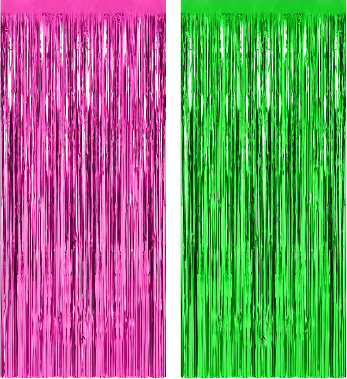 OHOME Witch Party Decorations - Pink and Green Party Backdrop Streamers | Happy Birthday Banner for Birthday Party Decorations Supplies | Witch Themed Decor Photo Booth Props,2 Pack