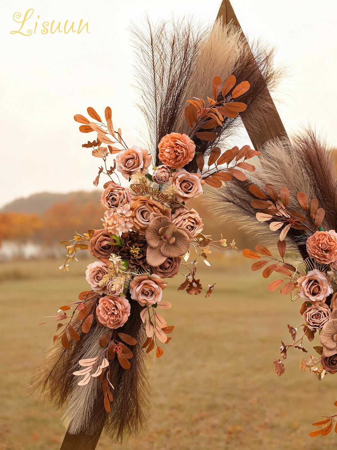 Artificial Flowers for Decoration / Light Coffee&dark Coffee