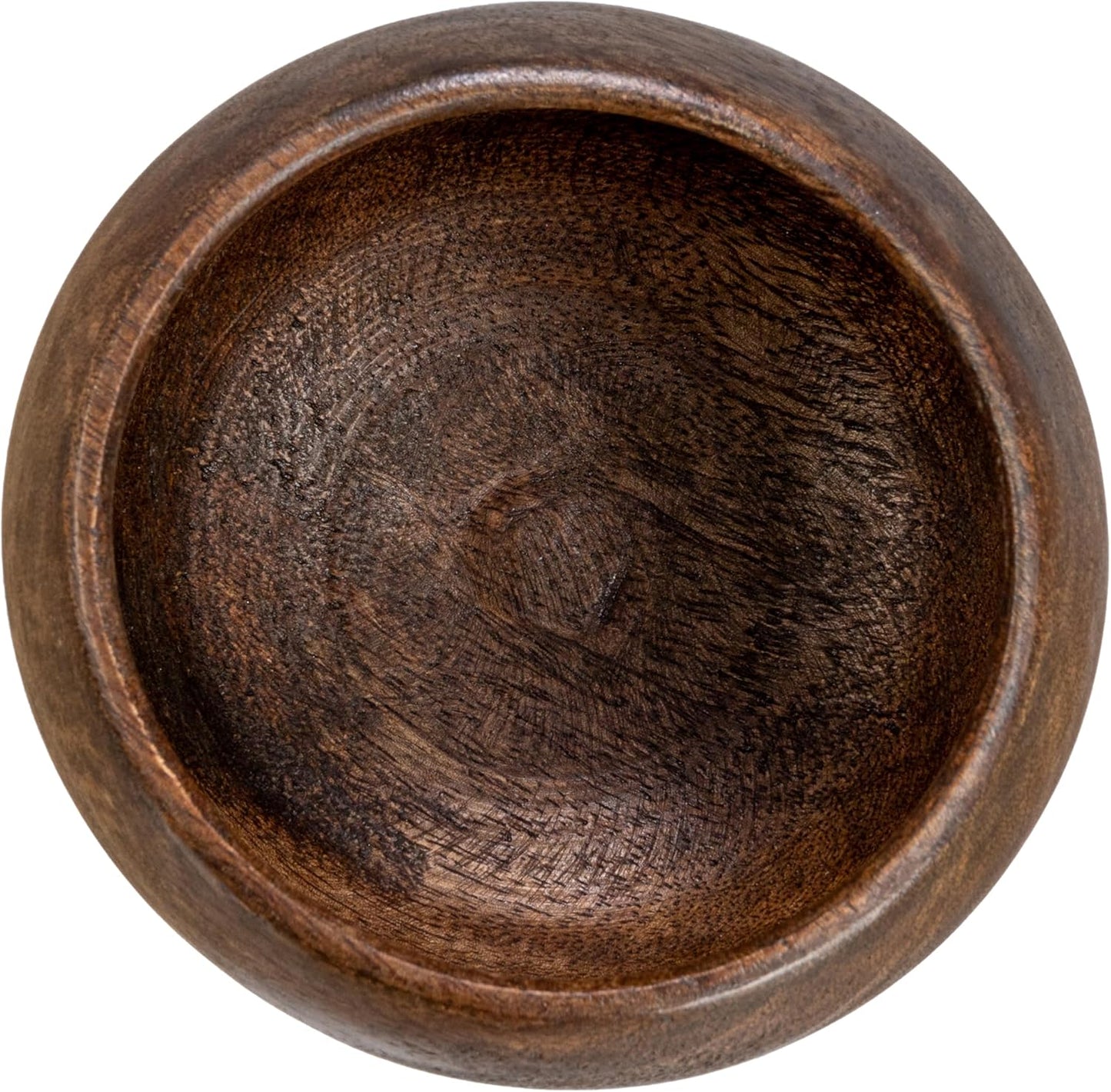 Mango Wood Bowl / Walnut Finish
