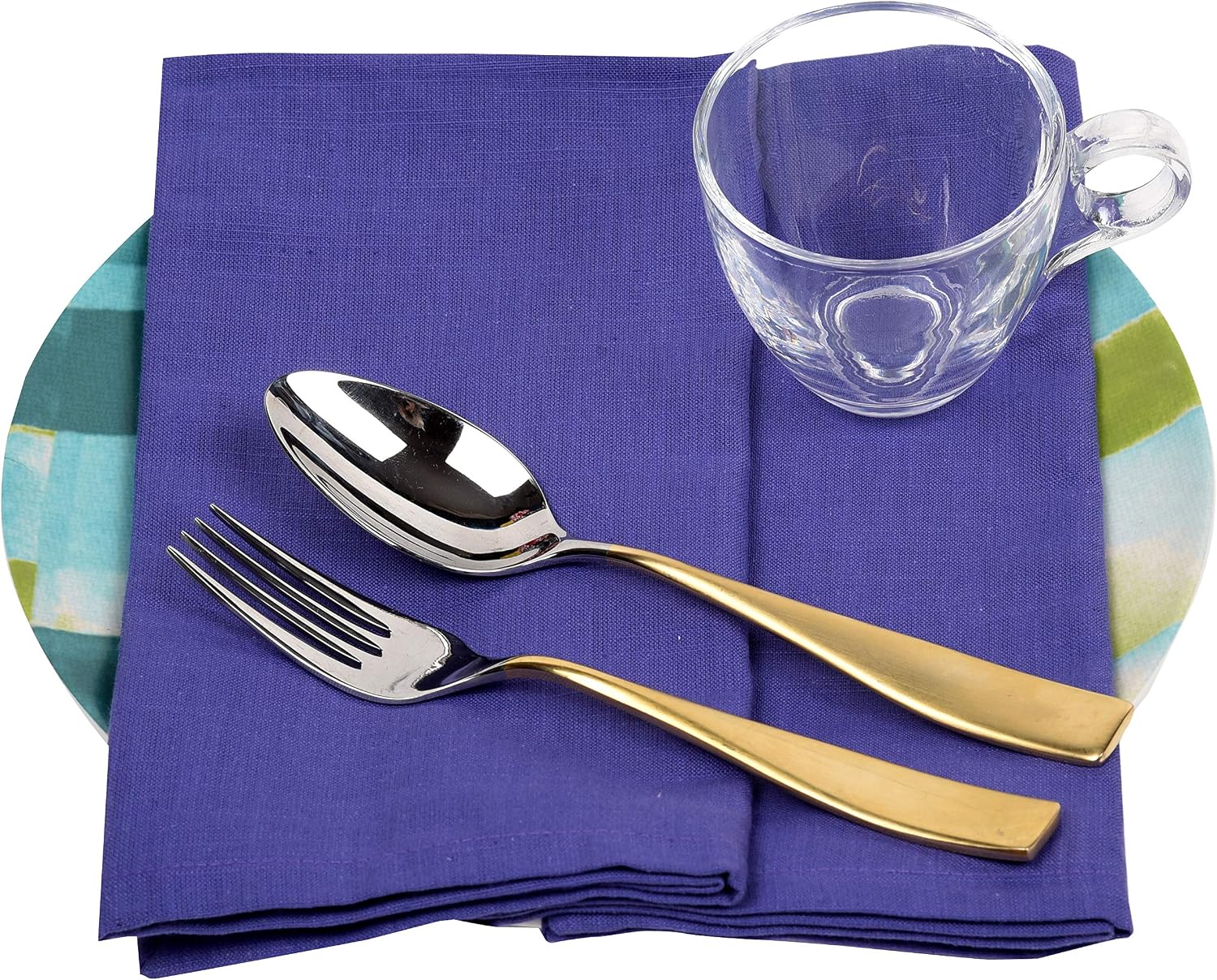 Urban Villa Cloth Napkins Cotton 20x20 (Set of 12) Multi