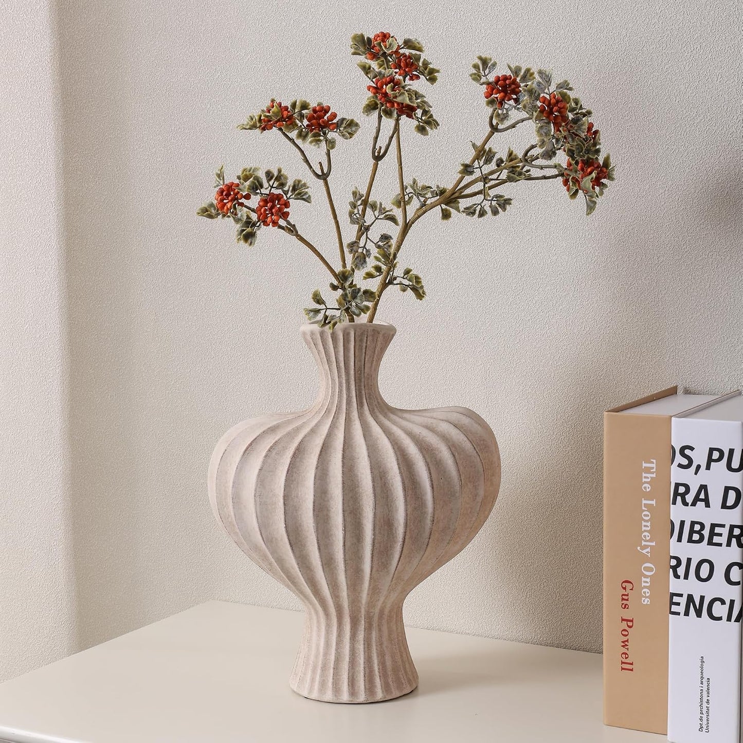 Ceramic Flower Vase Home Decor / 11 In - Rustic / 11 Inch