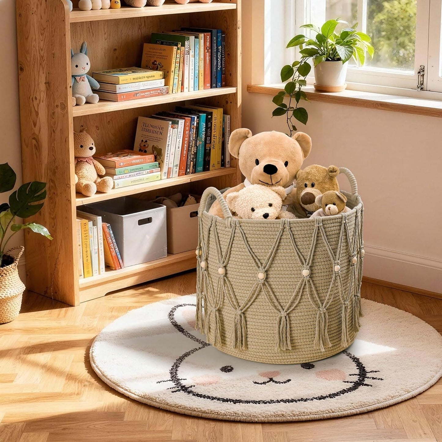 Blanket Basket / Beige