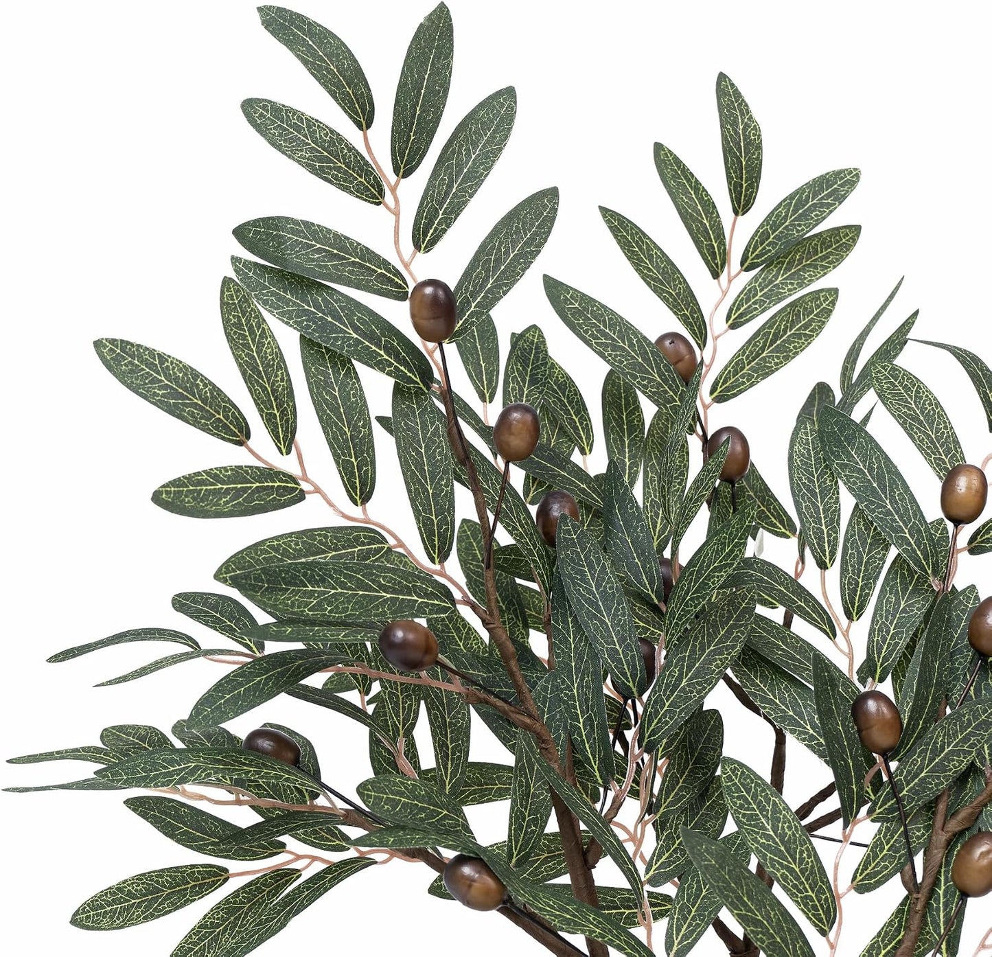 Mediterranean Flowers / 6 Olive Branches / 24"/61 Cm / Set of 6