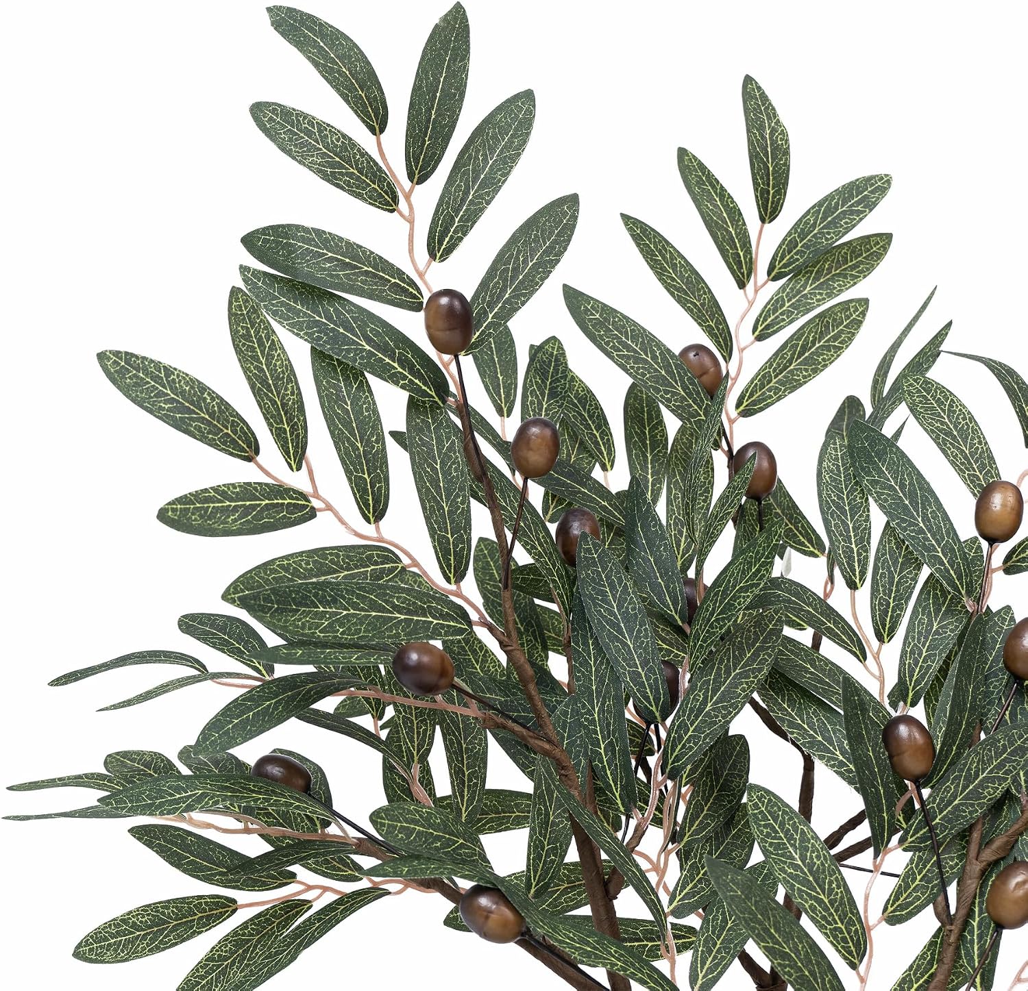 Mediterranean Flowers / 6 Olive Branches / 24"/61 Cm / Set of 6