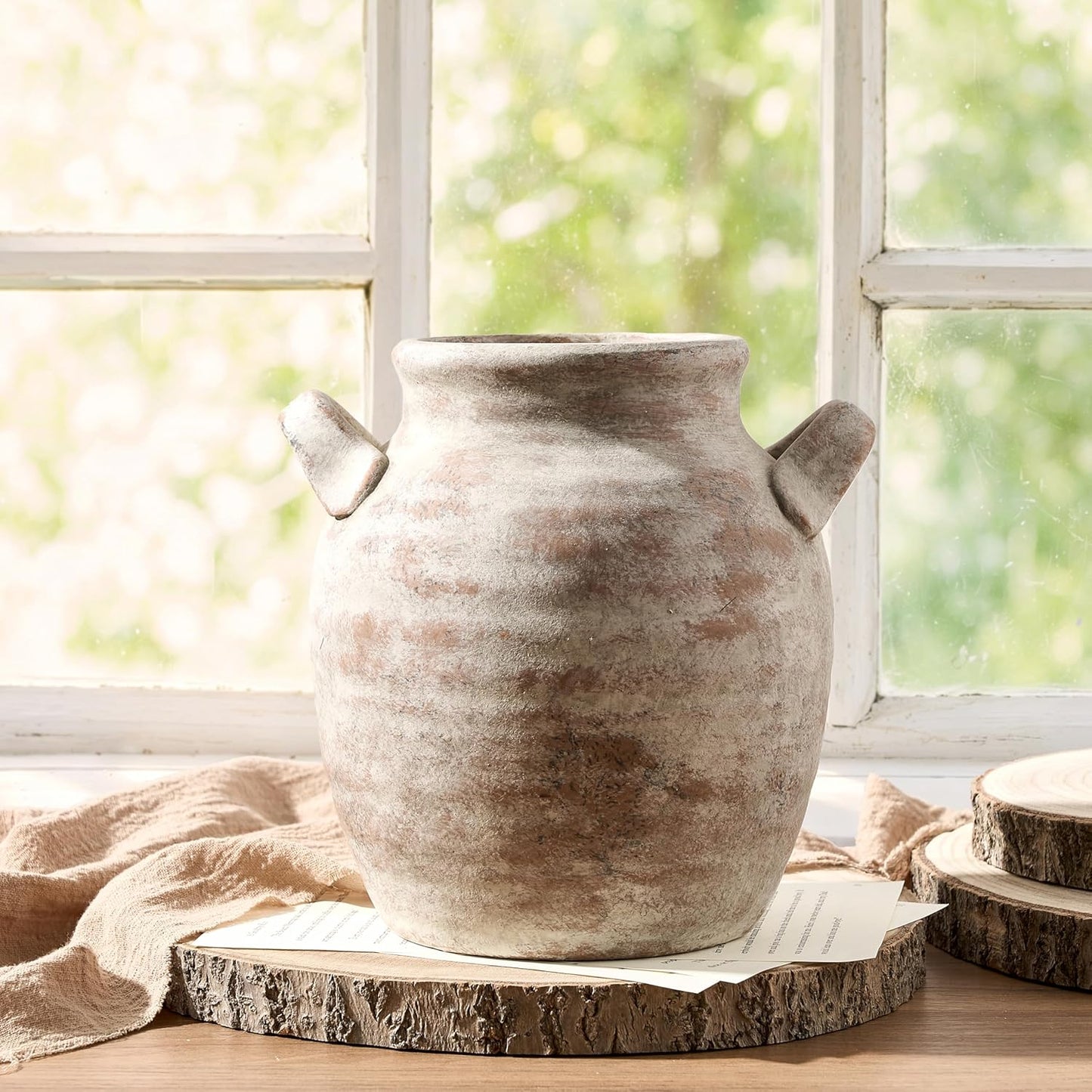 Farmhouse Table Vases / 7.1" Retro