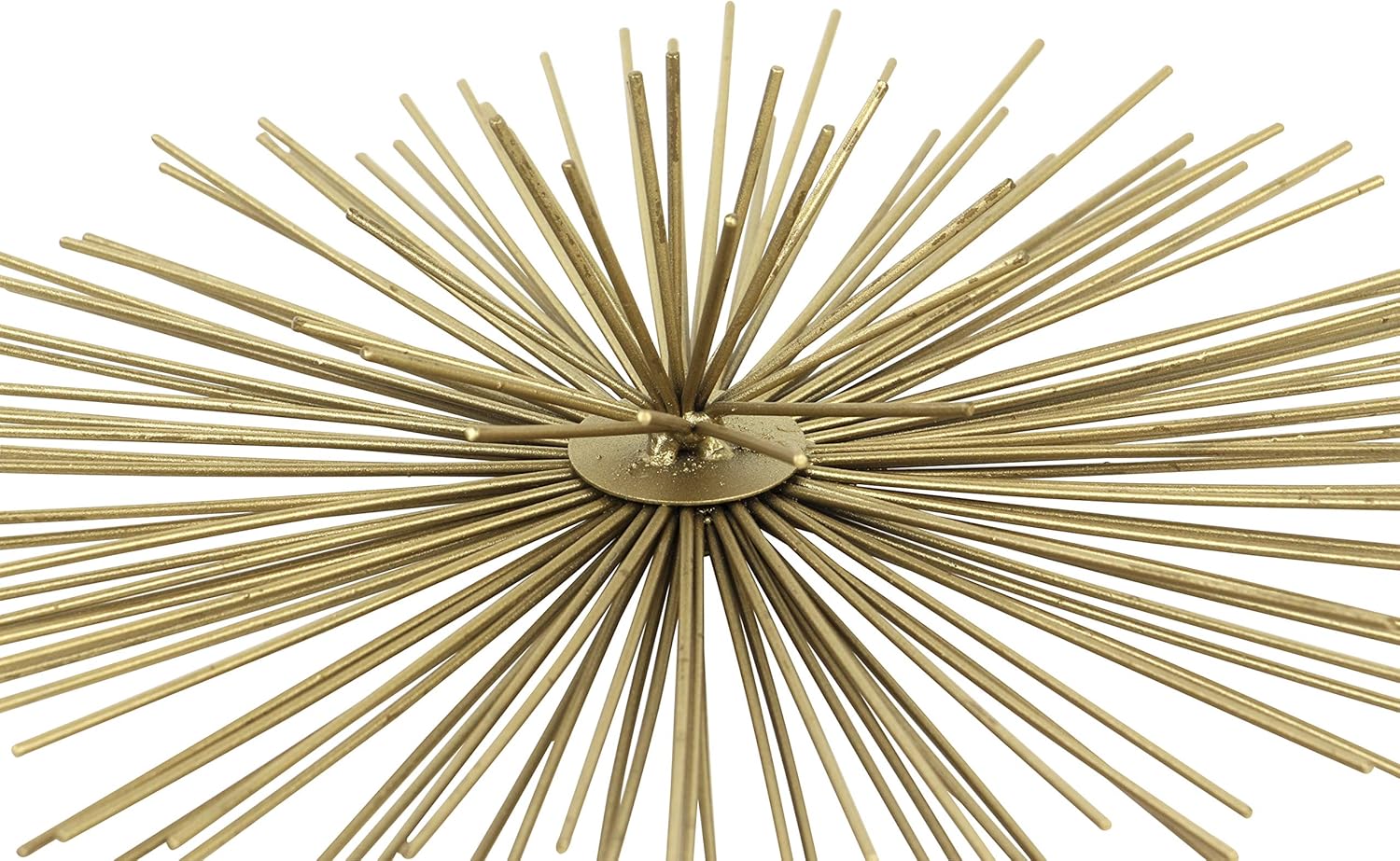 Deco 79 Metal Starburst 3D Short Spike Wall Decor / Gold / 12"L x 3"W / 12 Inch / Set of 3