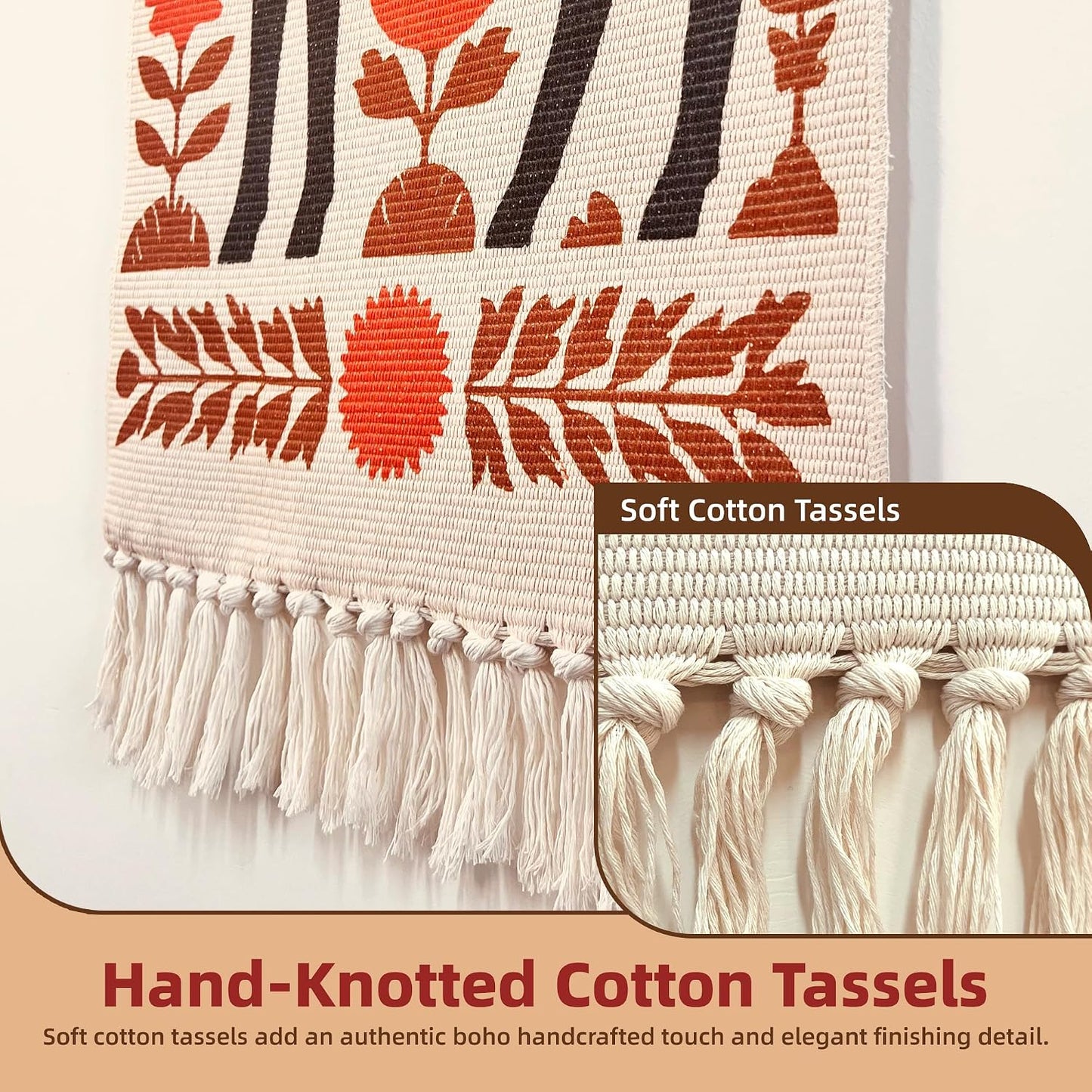 Cotton Woven Tapestry / 19.5 x 31.5 / Set of 14